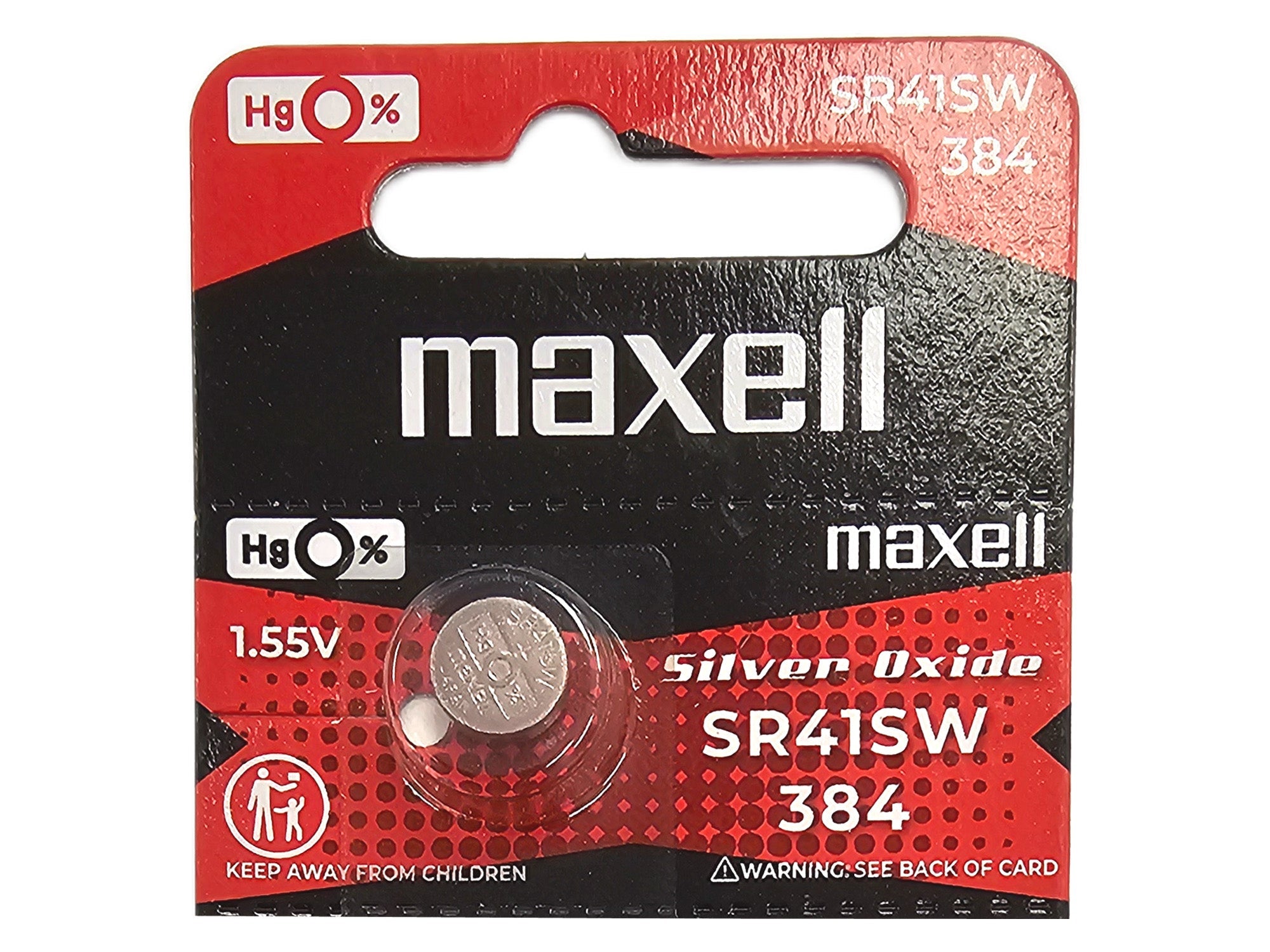 SR41SW (384) Silver Oxide Watch Battery