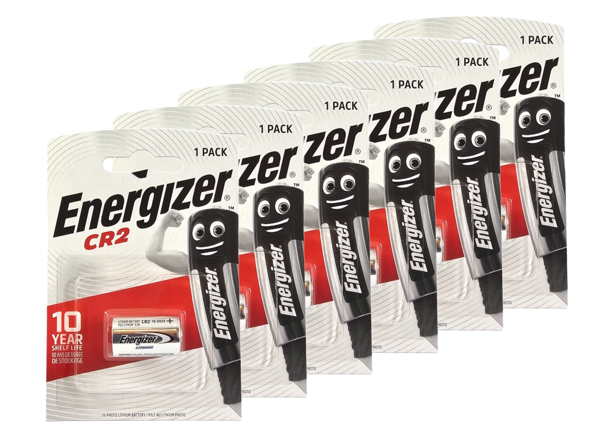 Energizer CR2 3V Lithium Photo Batteries - 6 Pack (B1 x 6)