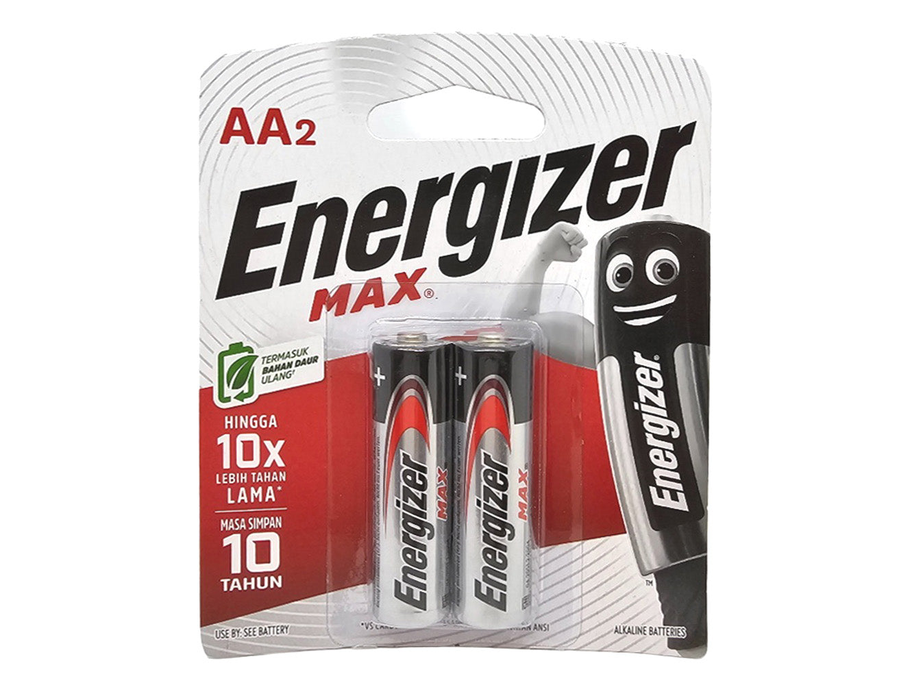 Energizer AA MAX Alkaline Batteries (Pack of 2)