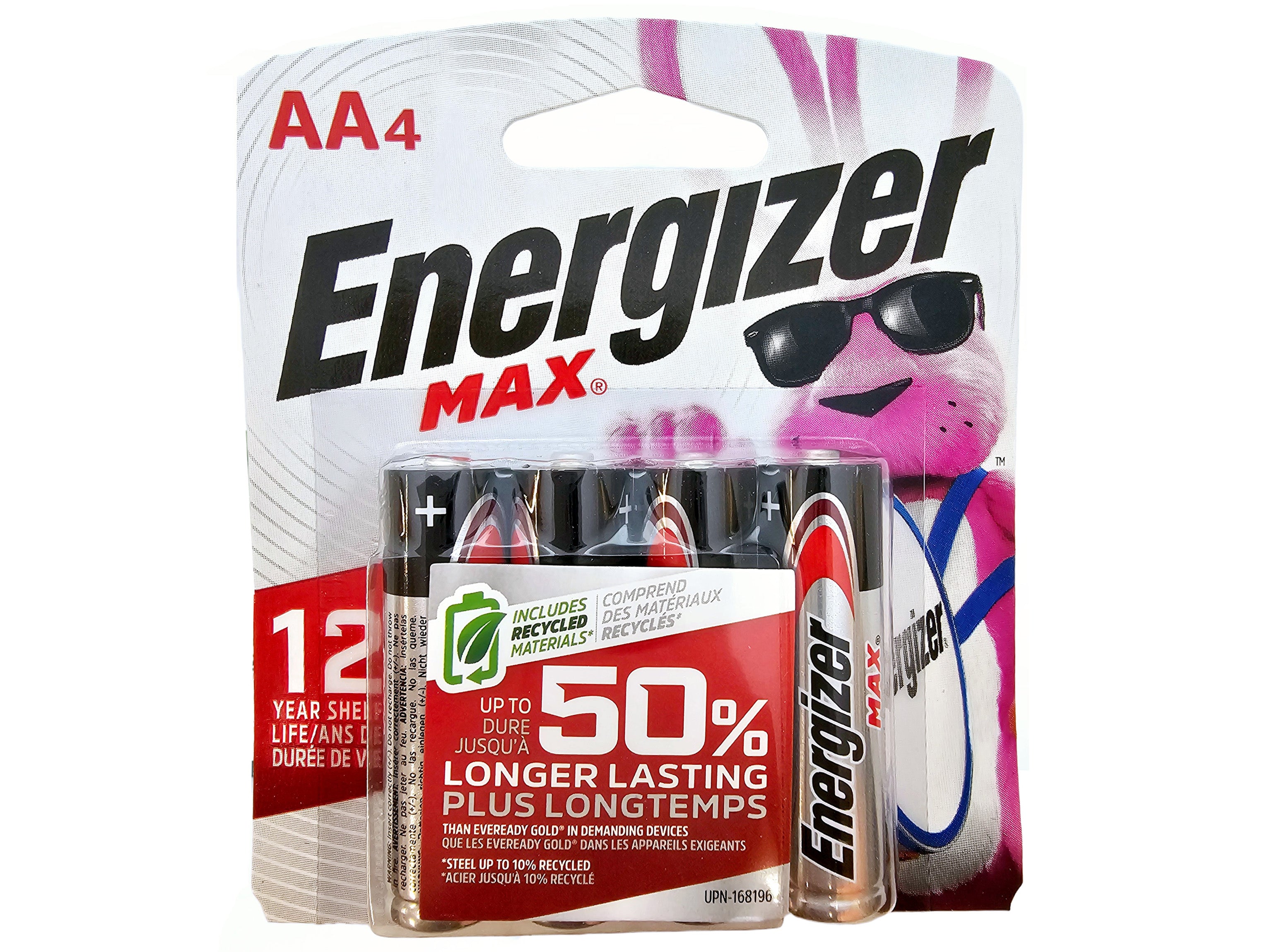 Energizer AA (LR6) Max Alkaline Batteries (Pack of 4)