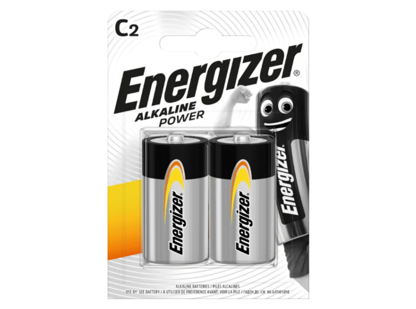 Energizer C size (LR14) Alkaline Power Batteries - 12 Pack (C2 x 6)