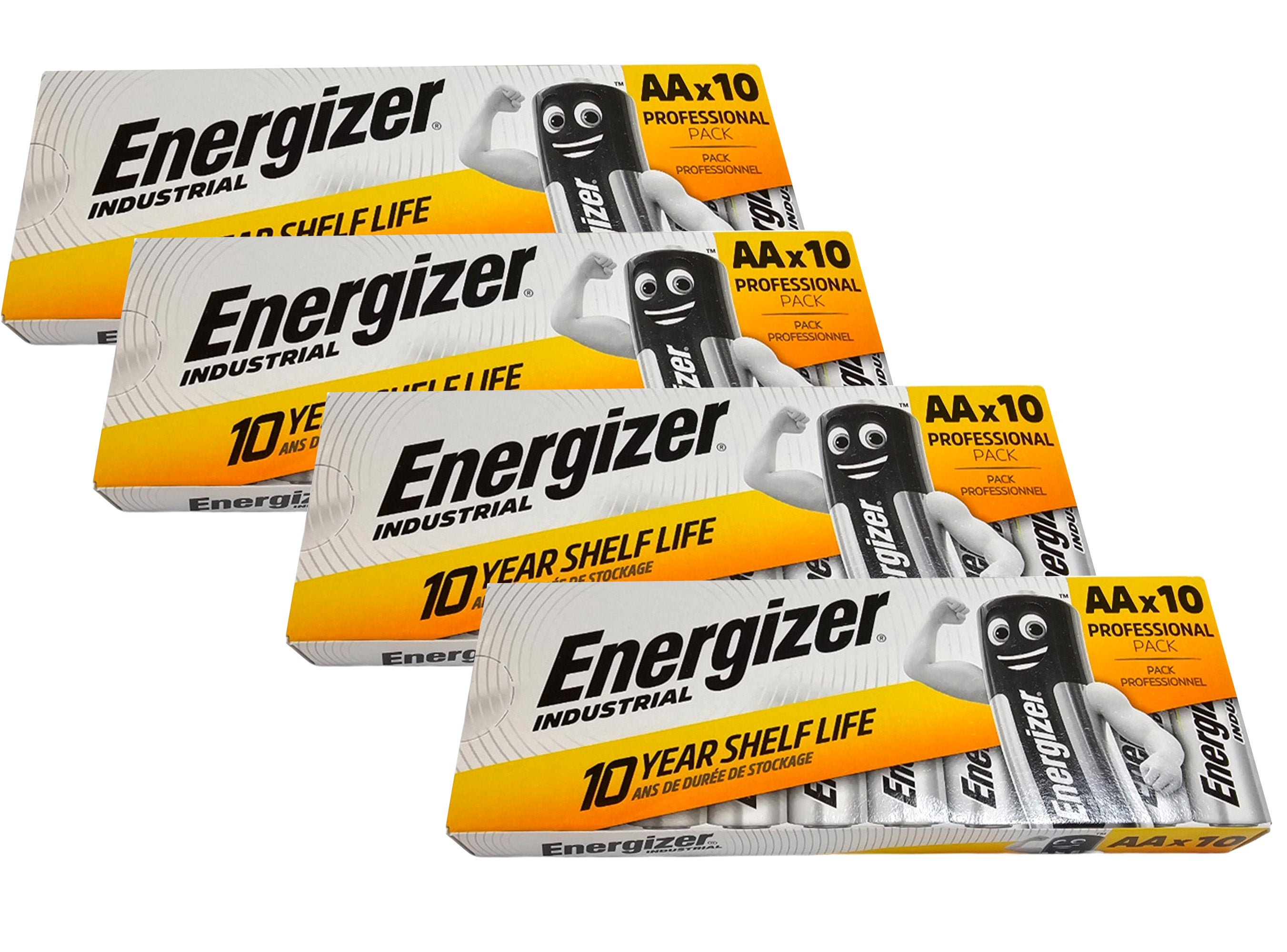 Energizer AA EN91 Industrial Alkaline Batteries (Box of 10)