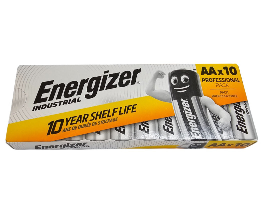 Energizer AA EN91 Industrial Alkaline Batteries (Box of 10)