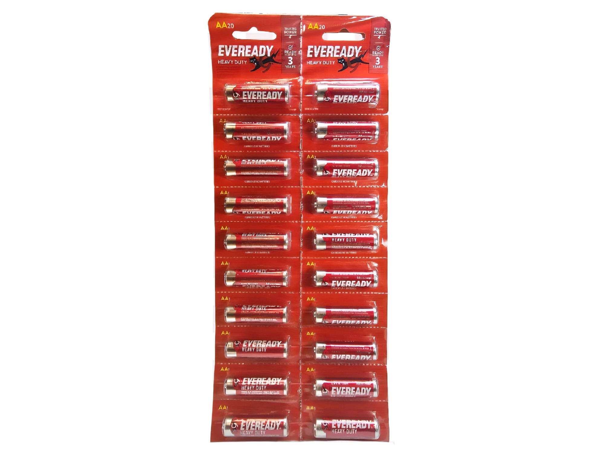 Eveready AA Heavy Duty Batteries - 20 Pack (1015BP1x20)