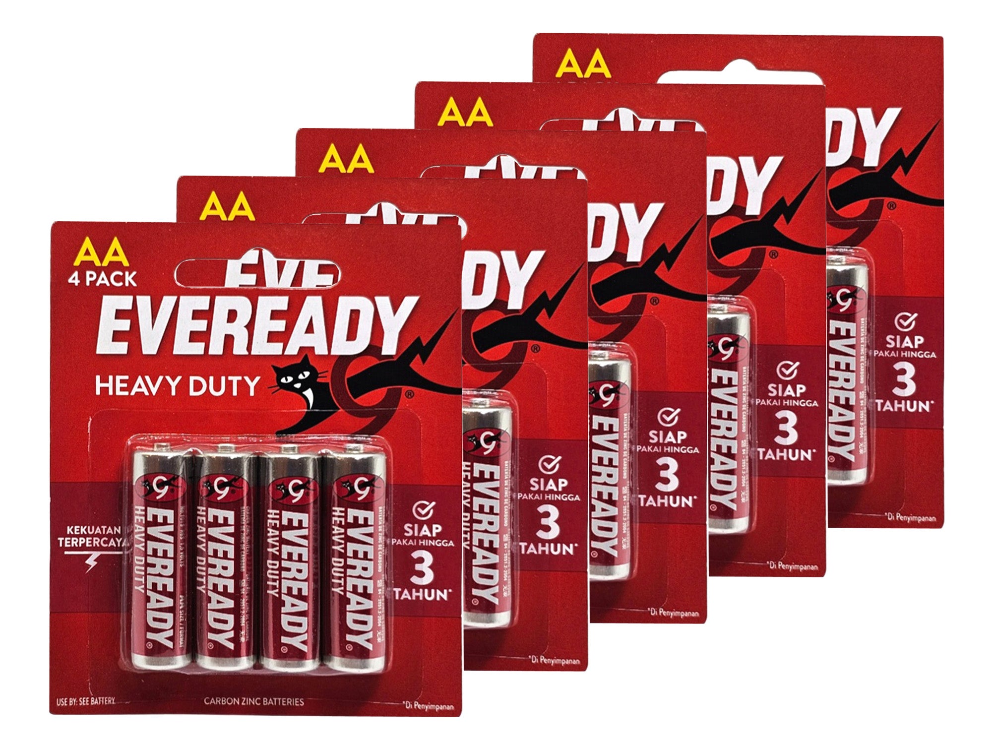 Eveready AA Heavy Duty Batteries - 20 Pack (AA4 x 5)