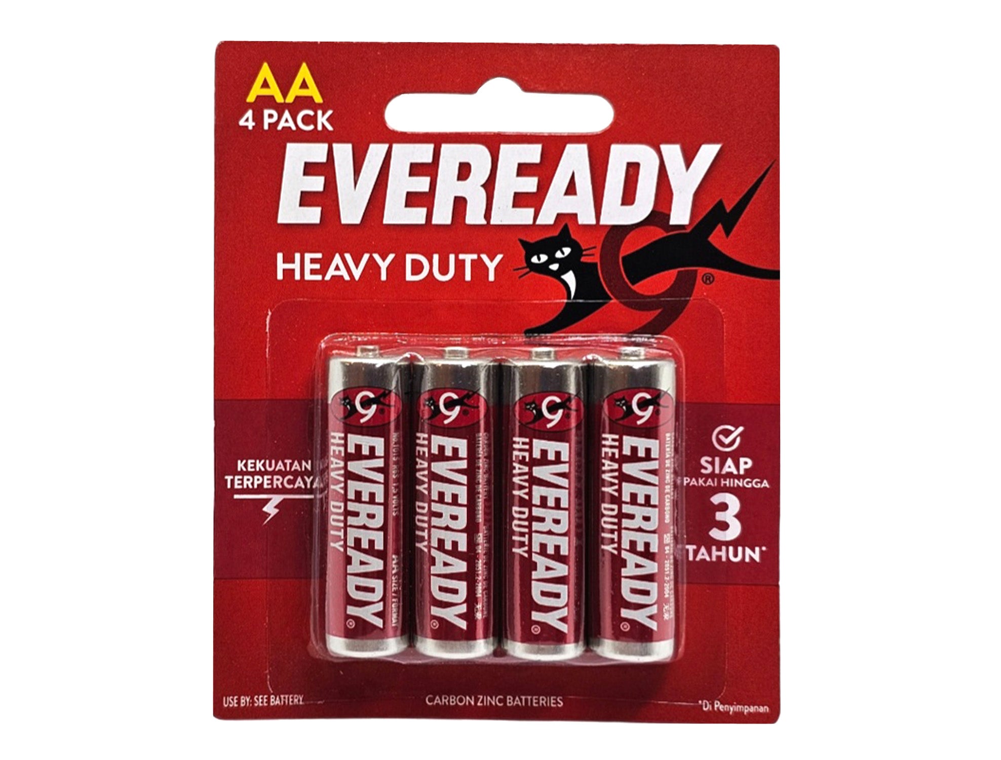Eveready AA Heavy Duty Batteries - 4 Pack (1015BP4)