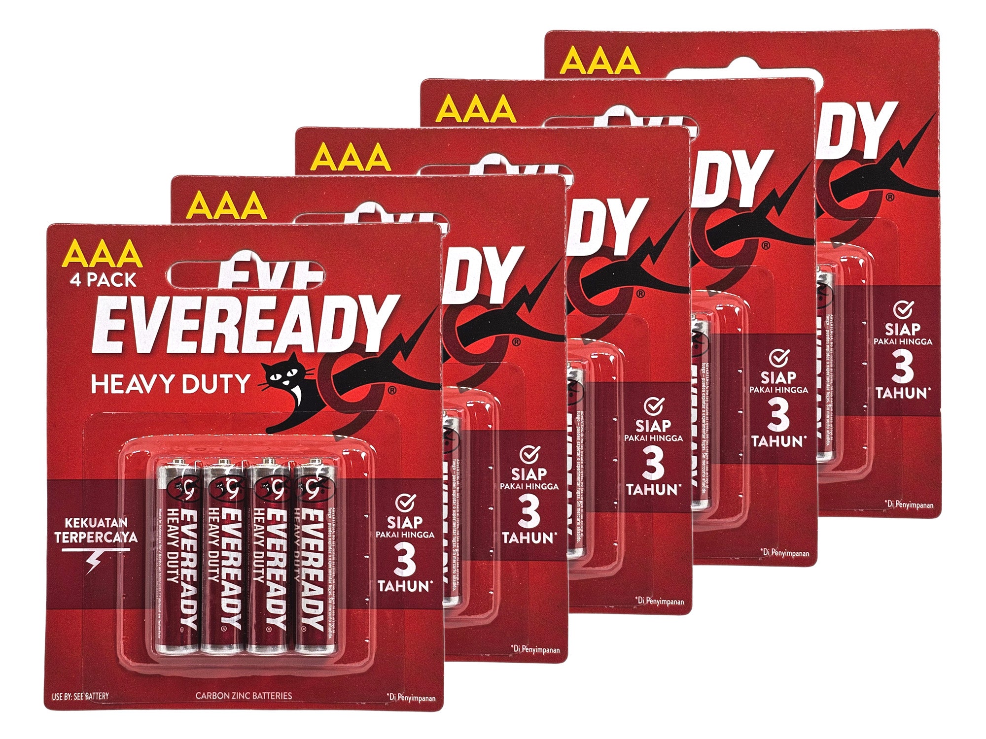 Eveready AAA Heavy Duty Batteries - 20 Pack (AAA4 x 5)