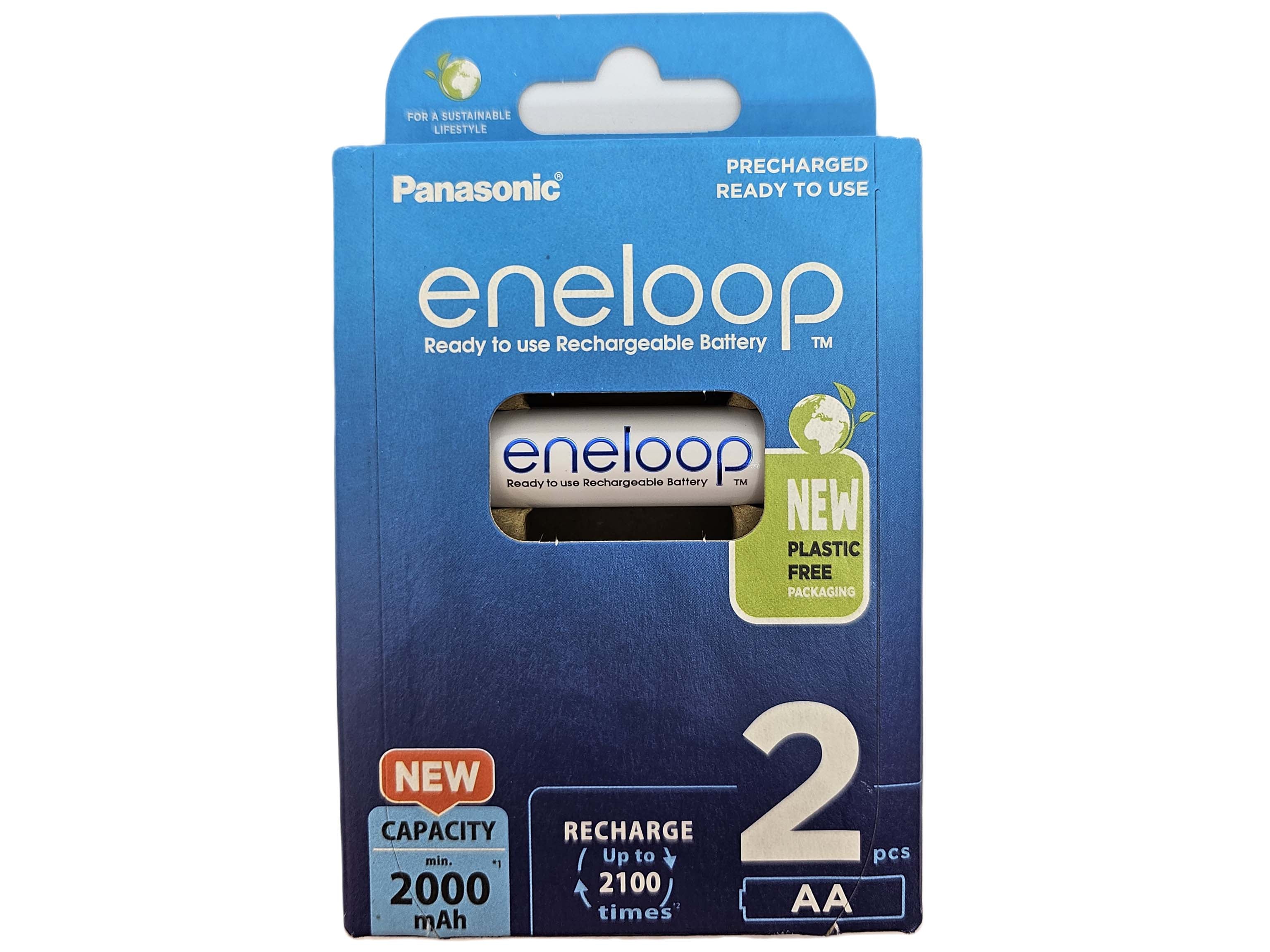Panasonic Eneloop AA 2000mAh Rechargeable battery (AA2 pack)
