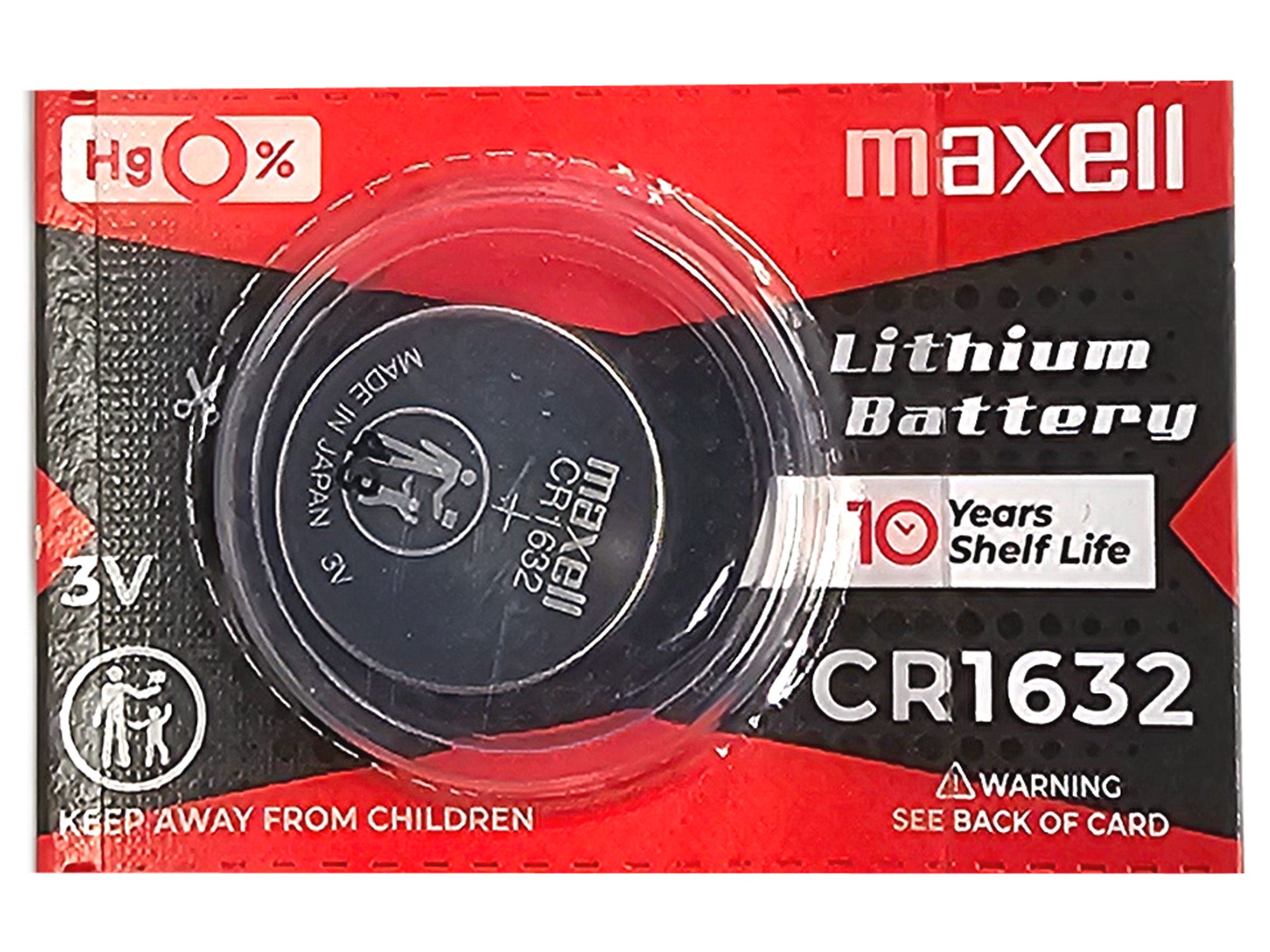Maxell CR1632 3V Lithium Coin Battery - 1 Pack