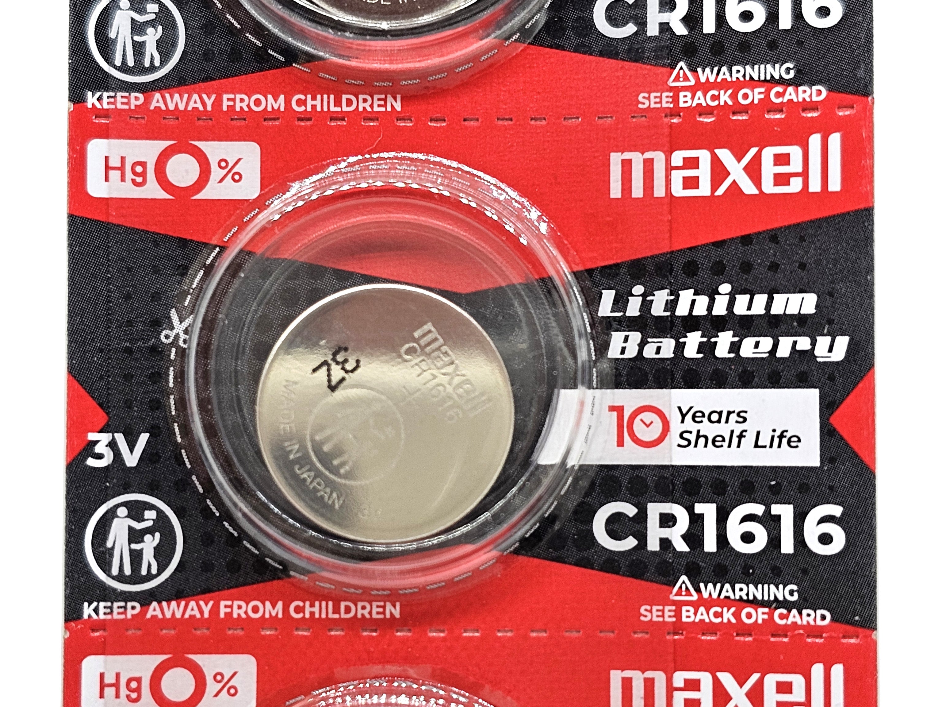 Maxell CR1616 Lithium 3V battery