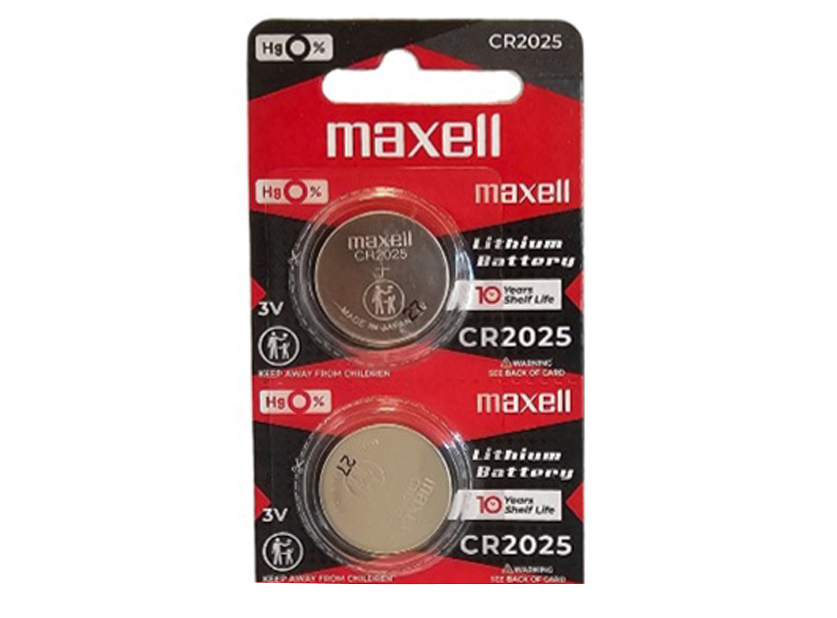 Maxell CR2025 3V Lithium Battery