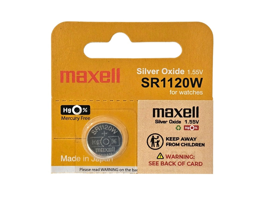 Maxell SR1120W (391) silver oxide - 1 watch battery (12-26)