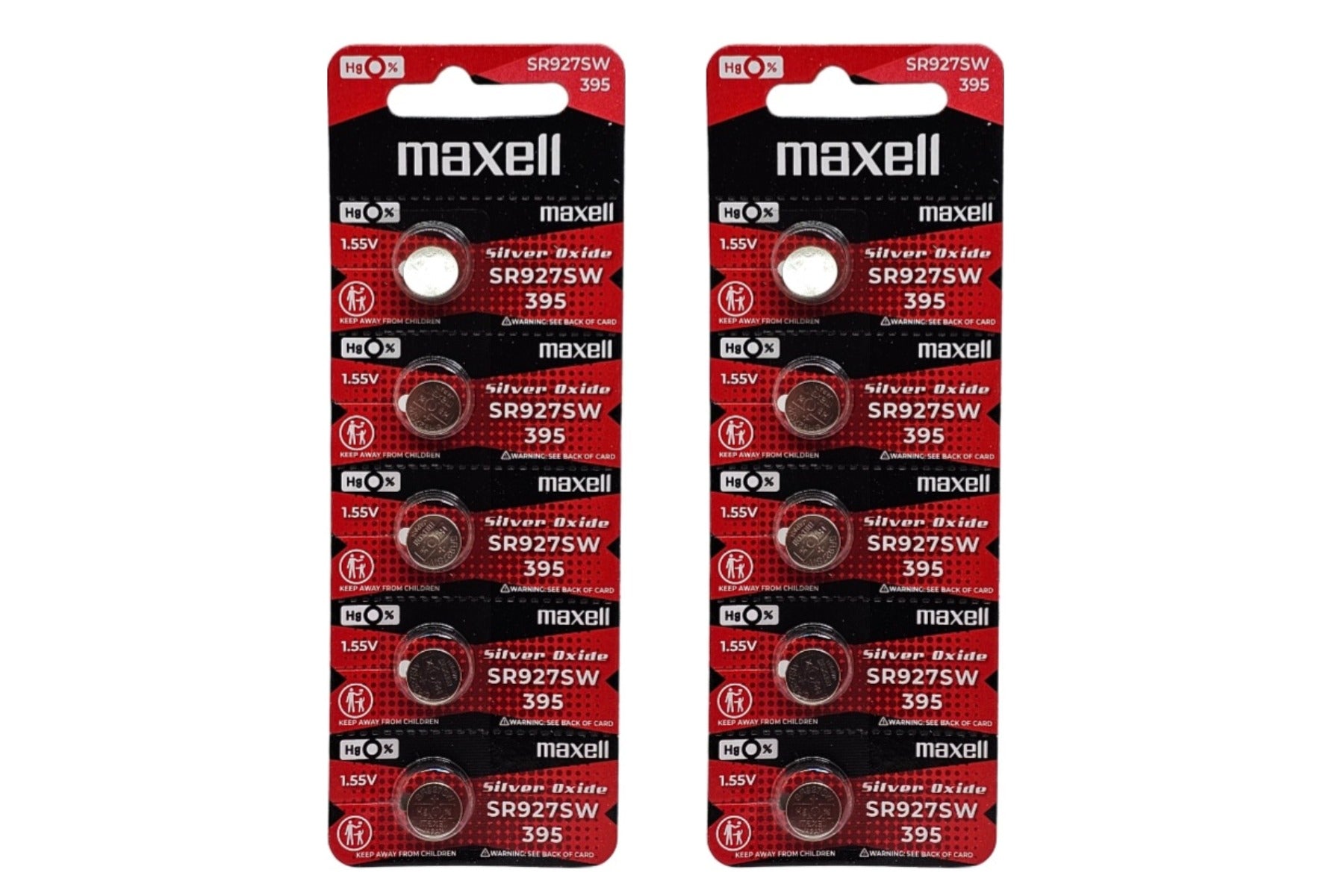 Maxell SR927SW (395) Silver Oxide watch battery