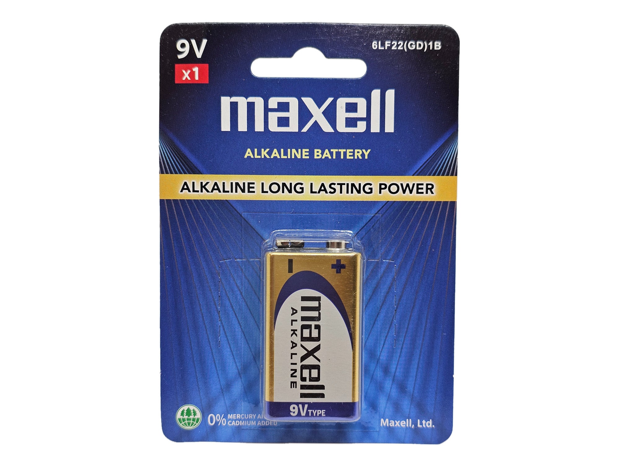 Maxell 9V (6LF22) GD Alkaline Battery (Pack of 1)