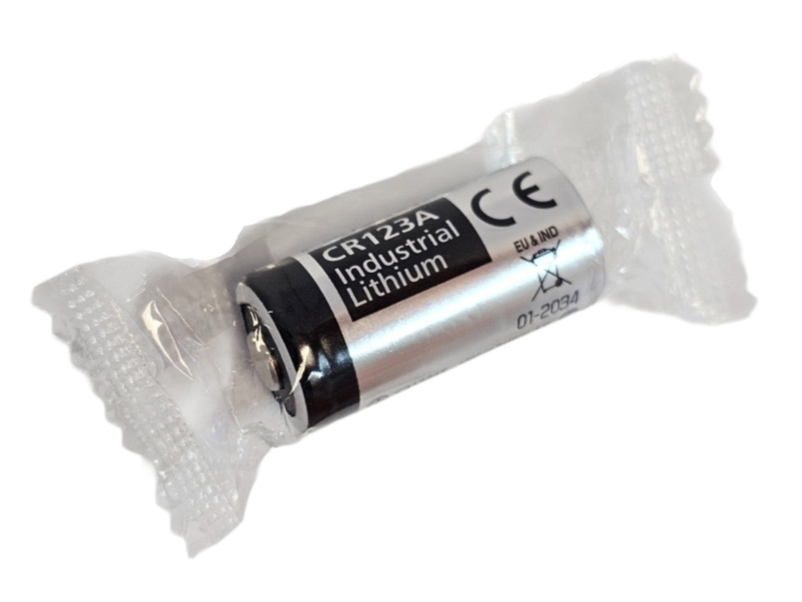 Panasonic CR123A (CR123) Industrial 3V Lithium Camera Battery (Pack of 1)