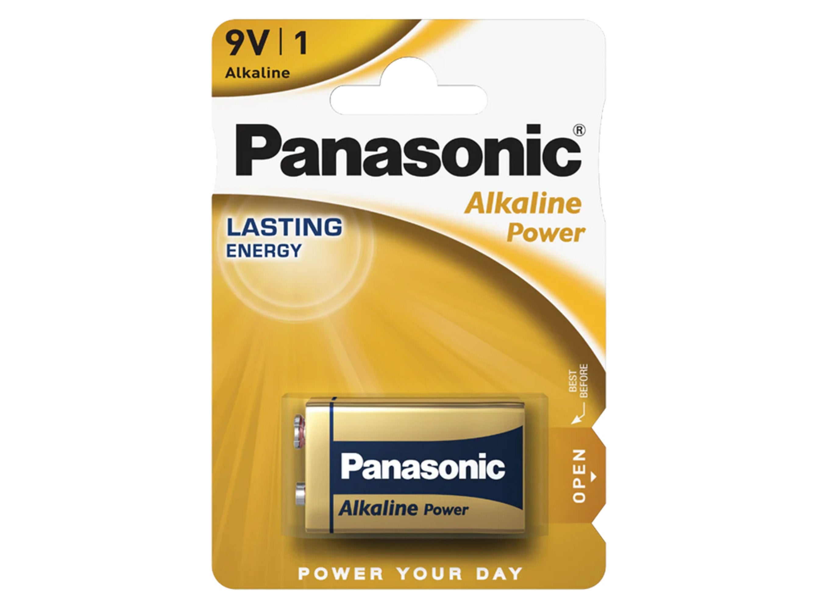 Panasonic 9V (6LR61) Alkaline Power battery - 1 Pack