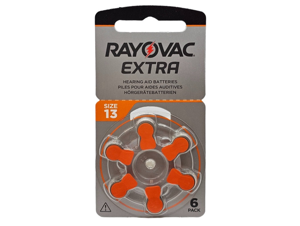 Rayovac Extra P13 (PR48, size 13) hearing aid batteries - 120 Pack (2 box)