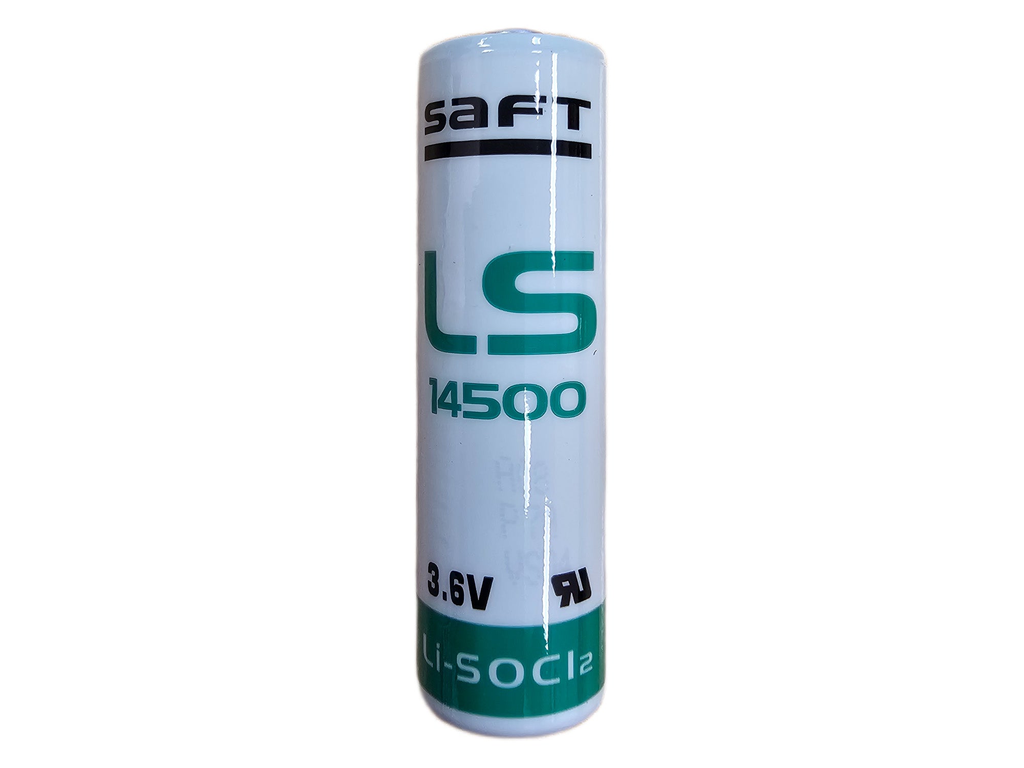 Saft 3.6V AA LS14500 Lithium Thionyl Chloride Battery (Li-SOCl2)