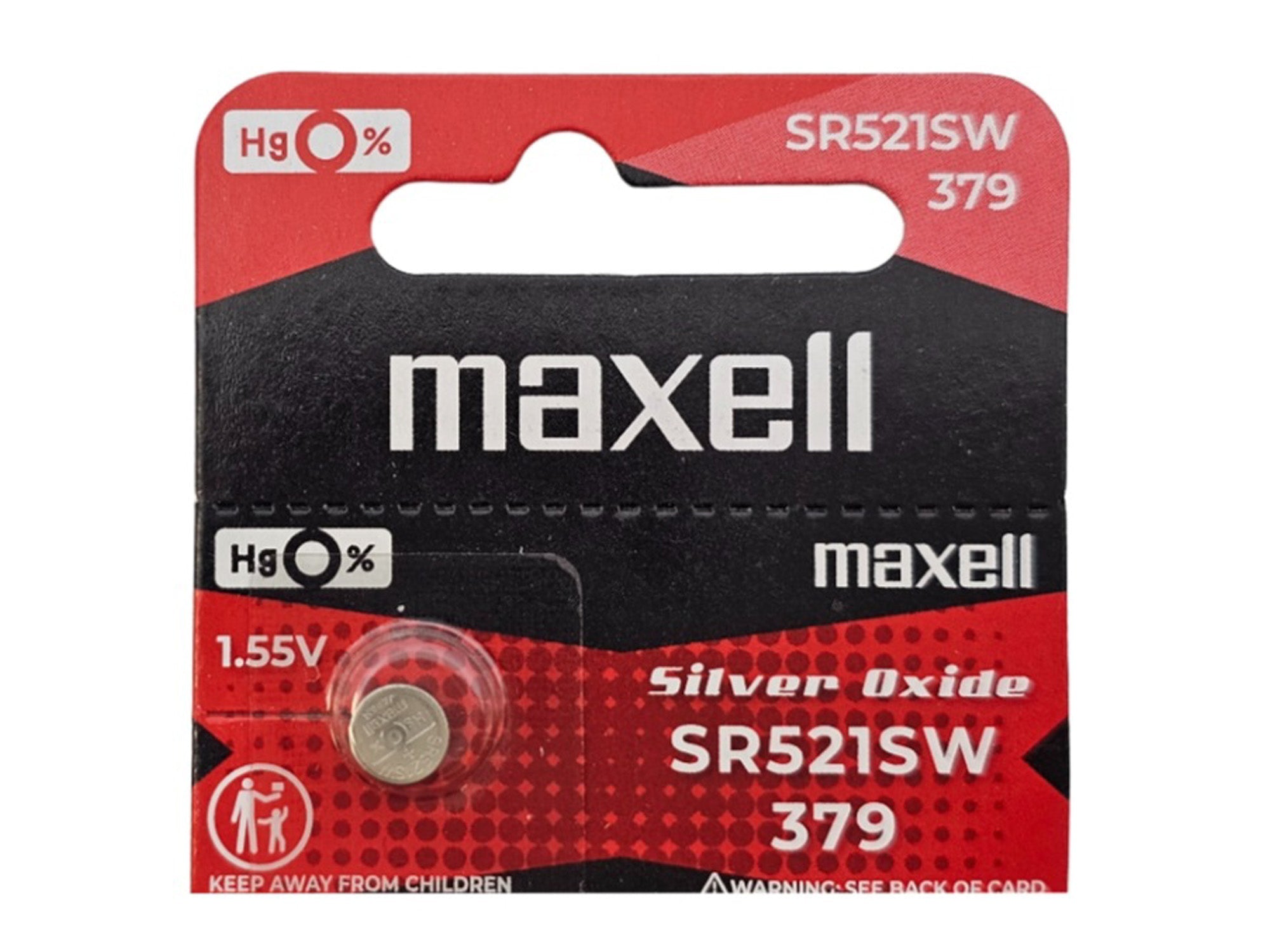 SR521SW (379) Silver Oxide Watch Battery
