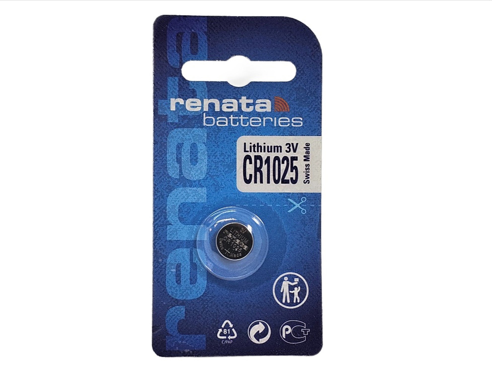 CR1025 3V Lithium Coin Battery