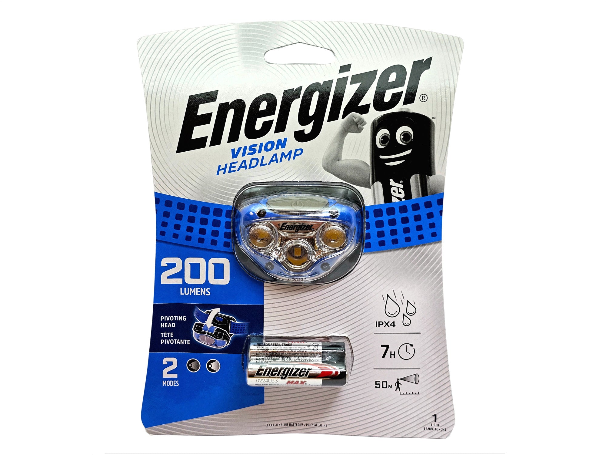 Energizer Vision LED Headlamp 200 Lumens - HDS323