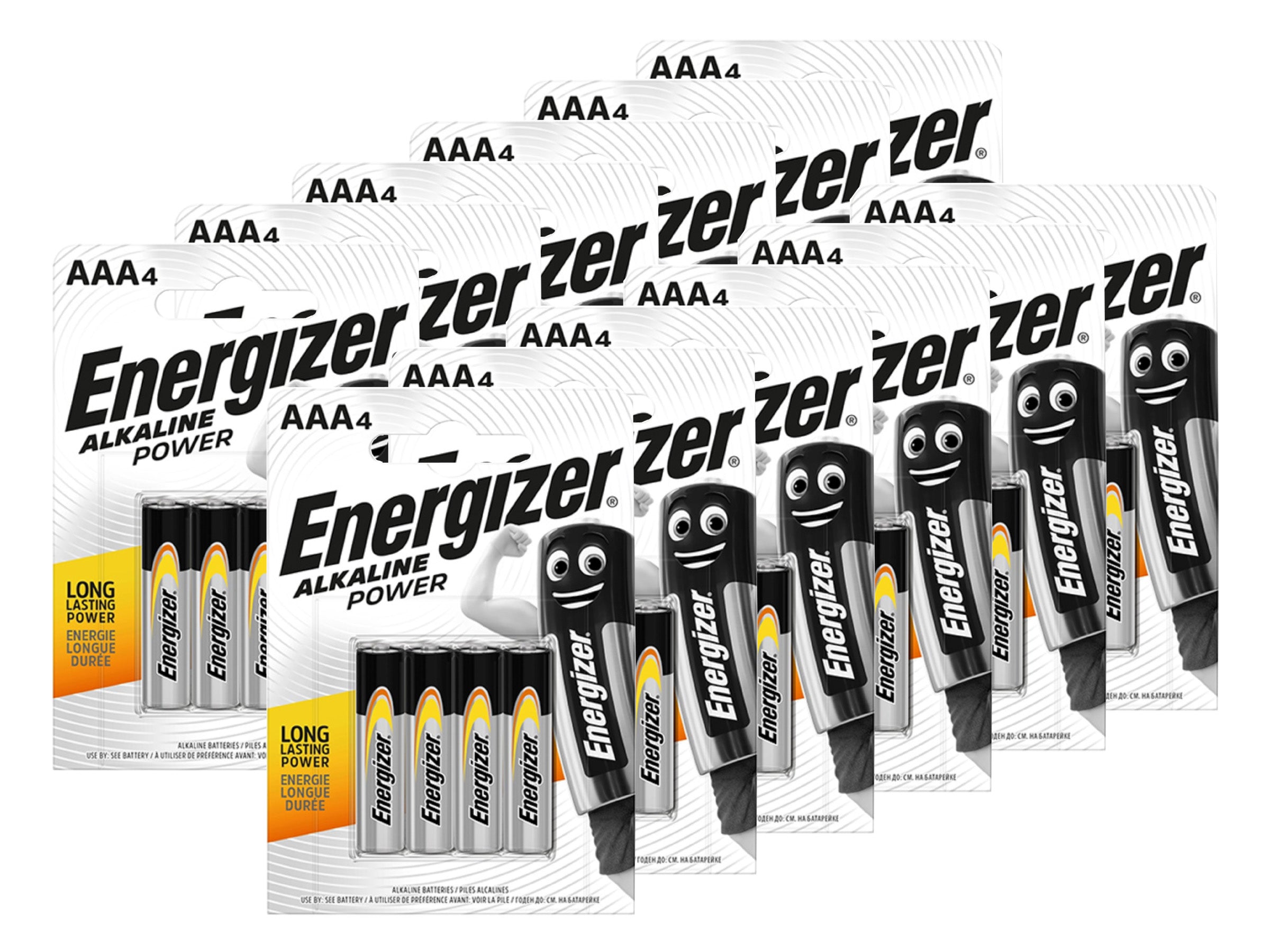 Energizer AAA Alkaline Power Batteries - 48 Pack (AAA4 x 12)