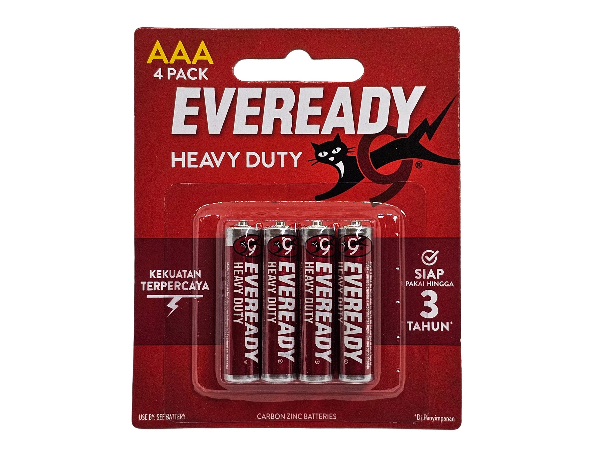 Eveready AAA Heavy Duty Batteries - 4 Pack (1012BP4)