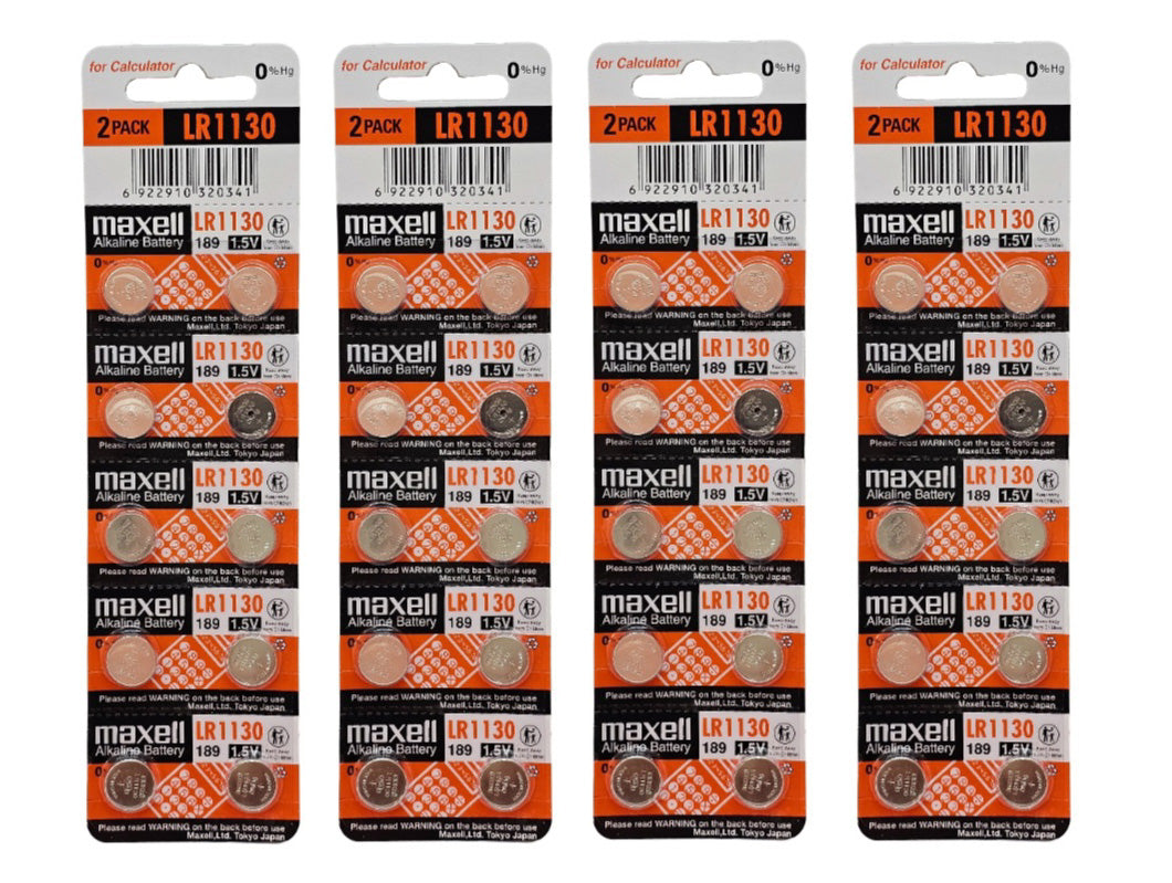 Maxell LR1130 (AG10, 189) 1.5V Alkaline battery (B10 pack)