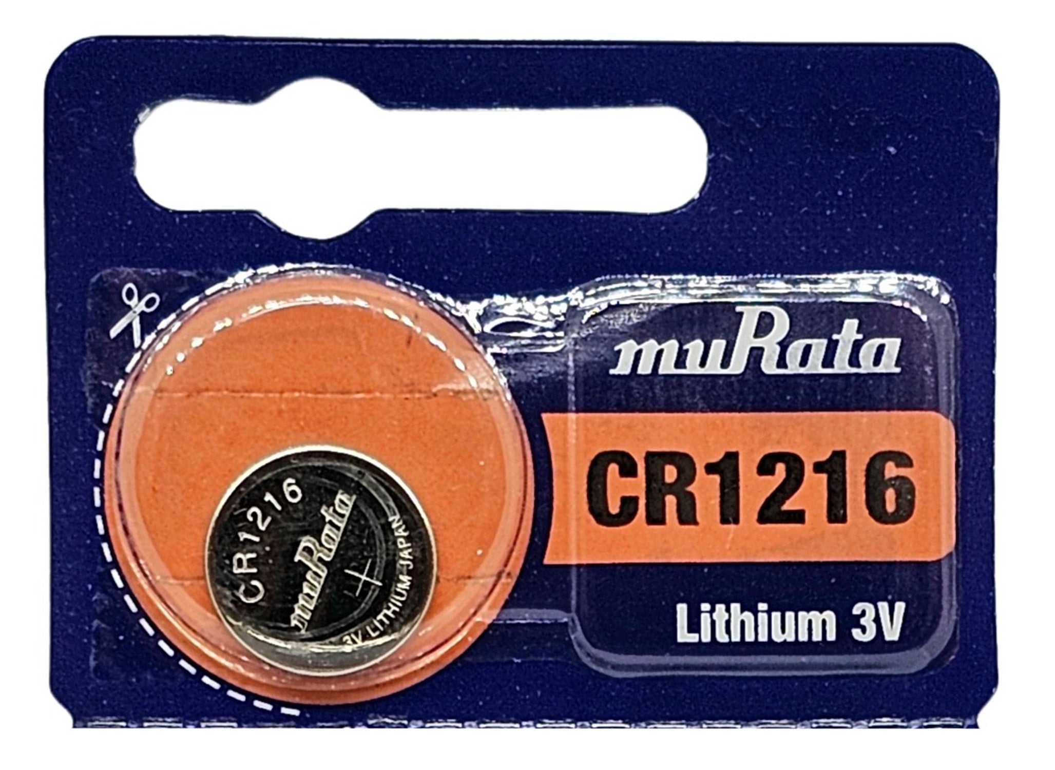 Murata CR1216 3V Lithium Coin Cell Battery - 5 Pack (B5 x 1)