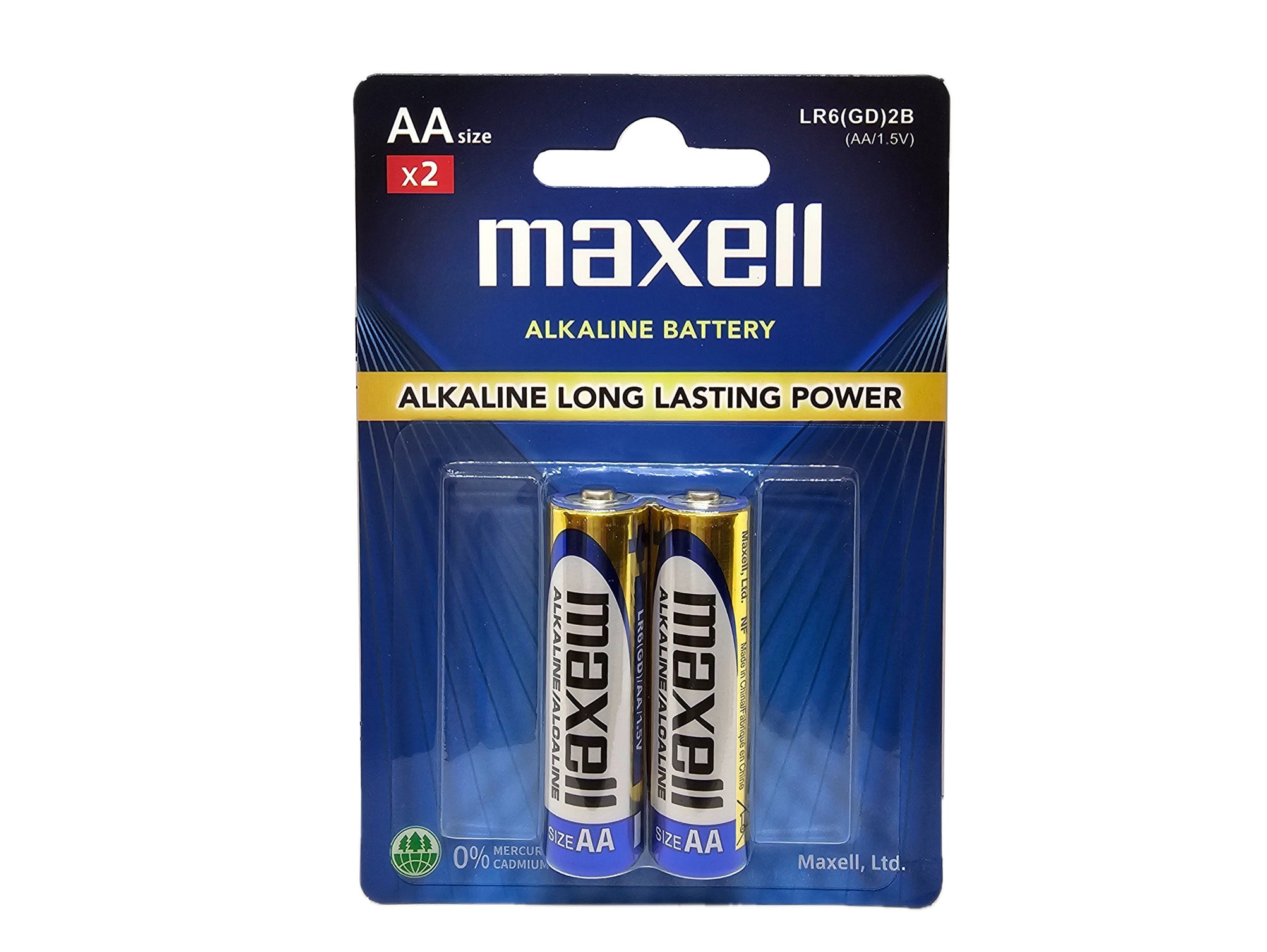Maxell AA (LR6) GD Alkaline Batteries - 20 Pack (AA2 x 10)