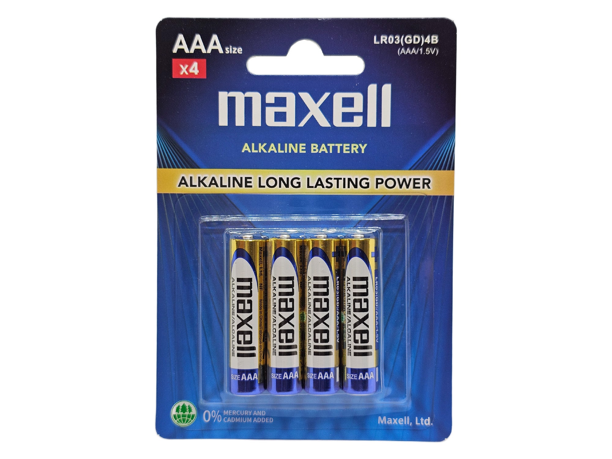 Maxell AAA (LR03) GD Alkaline Batteries - 40 Pack (AAA4 x 10)