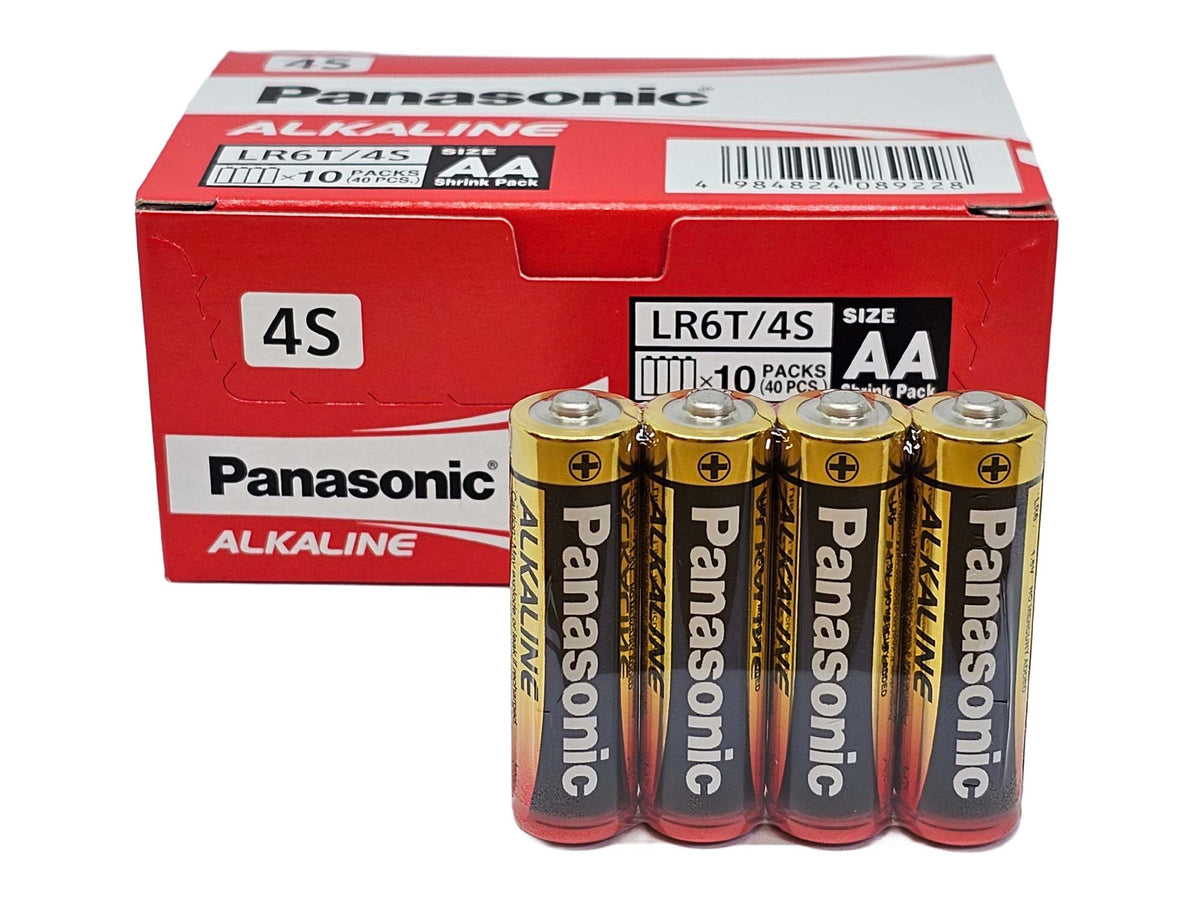Panasonic AA LR6 Alkaline Batteries (Box of 40), Bulk Value Pack