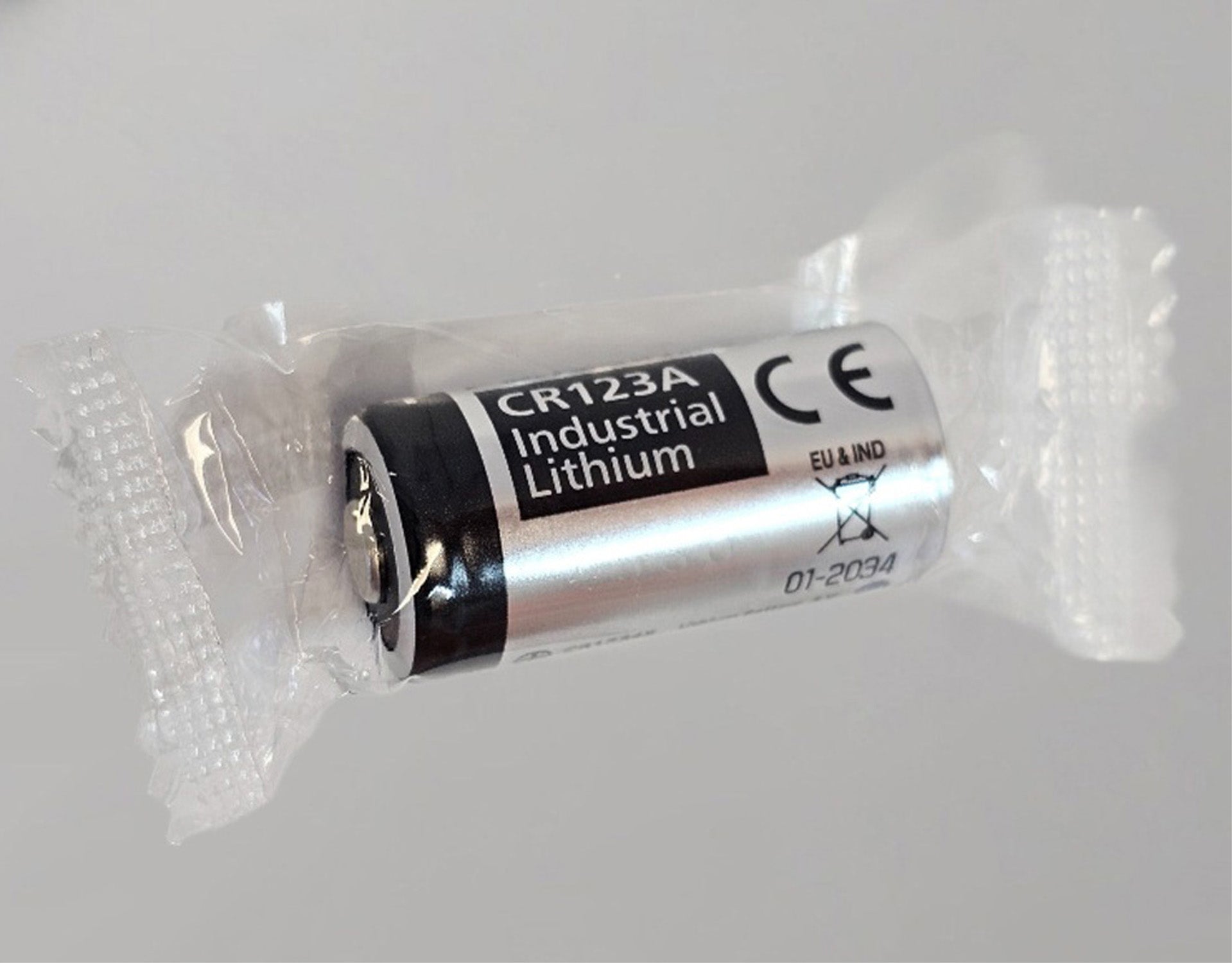Panasonic CR123A Lithium Battery (Bulk), Exp:2034
