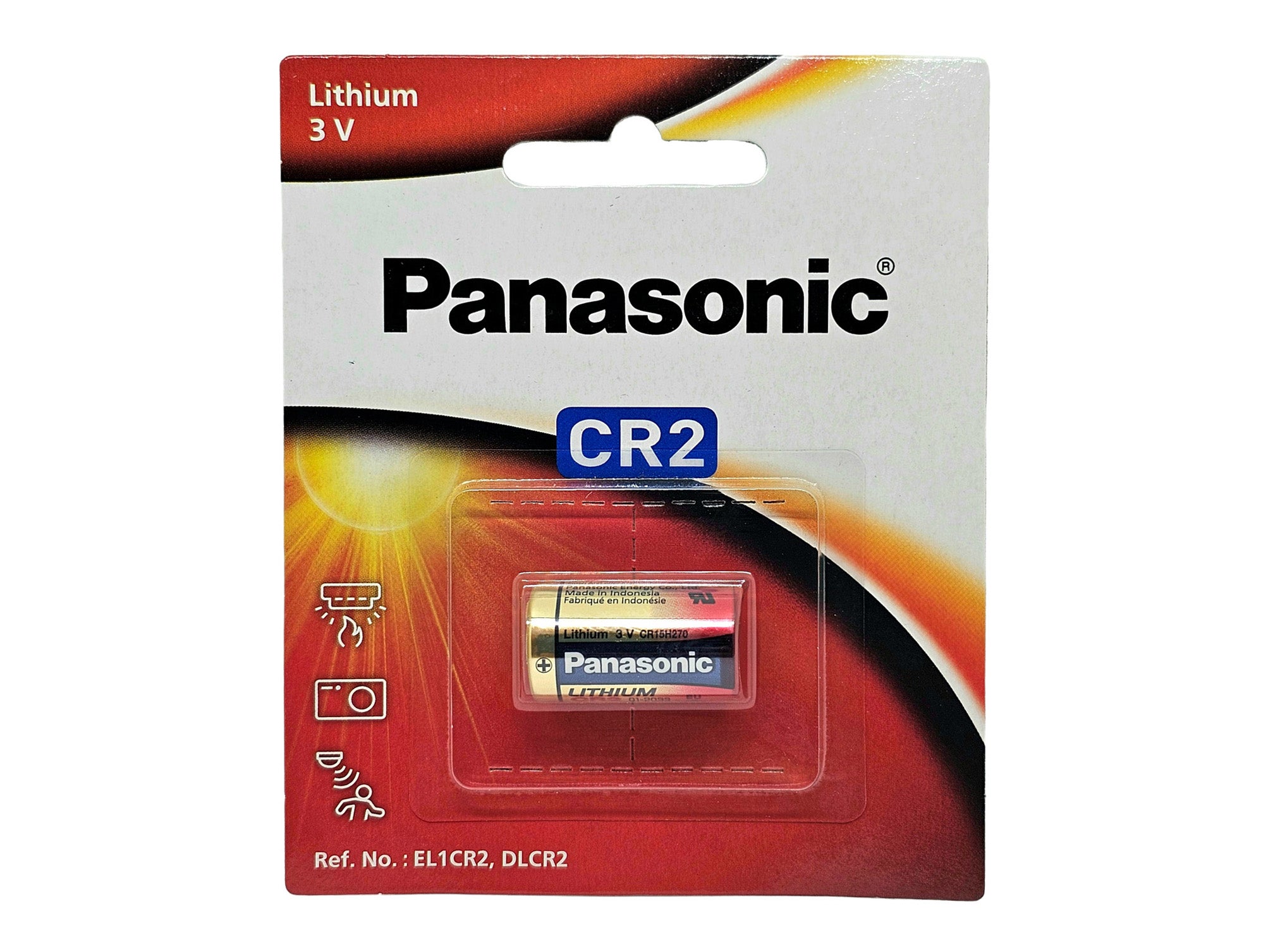 Panasonic CR2 3V Lithium Photo Battery - 1 Pack
