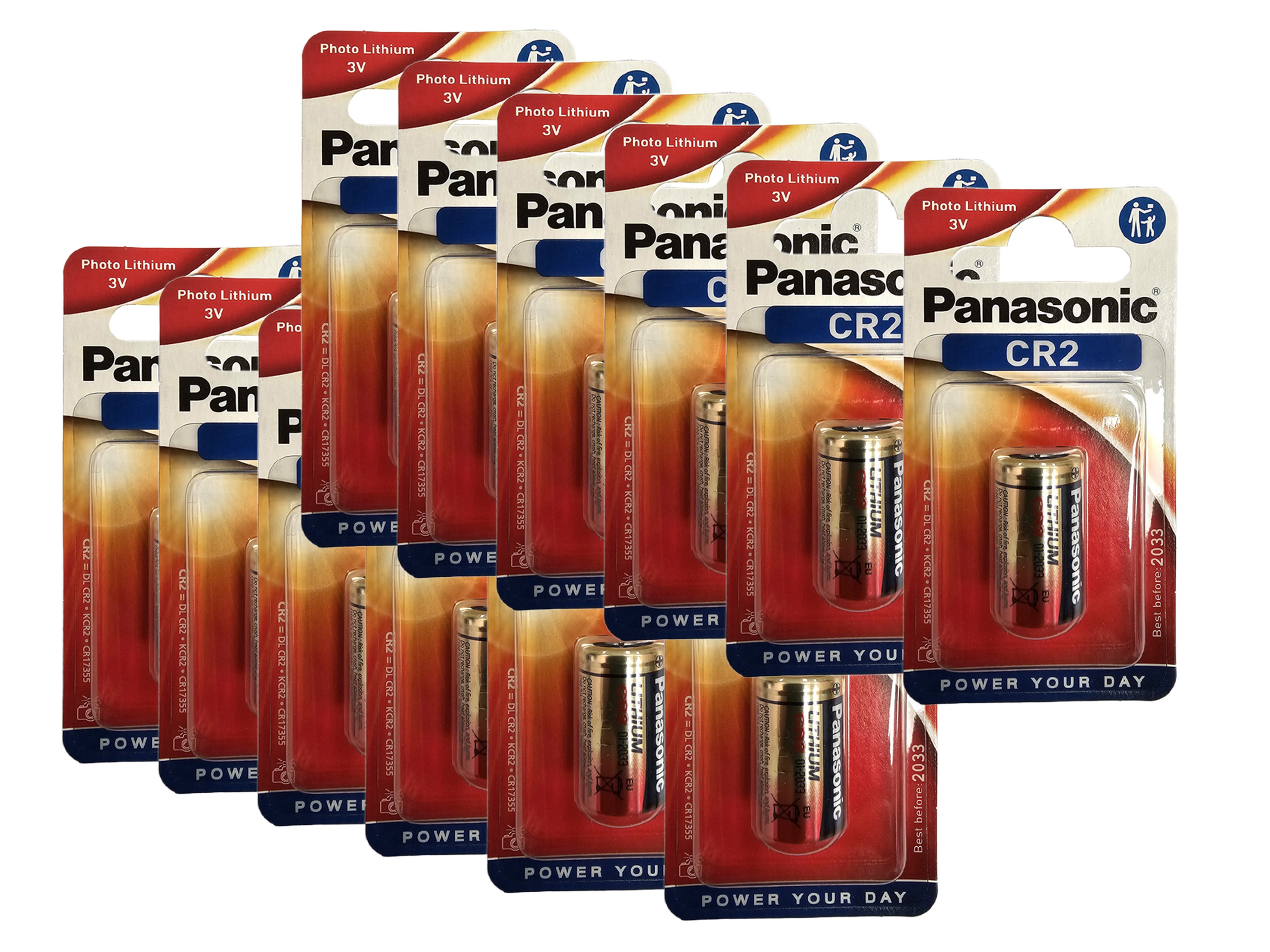 Panasonic CR2 3V Lithium Photo Camera Battery (Pack of 1)