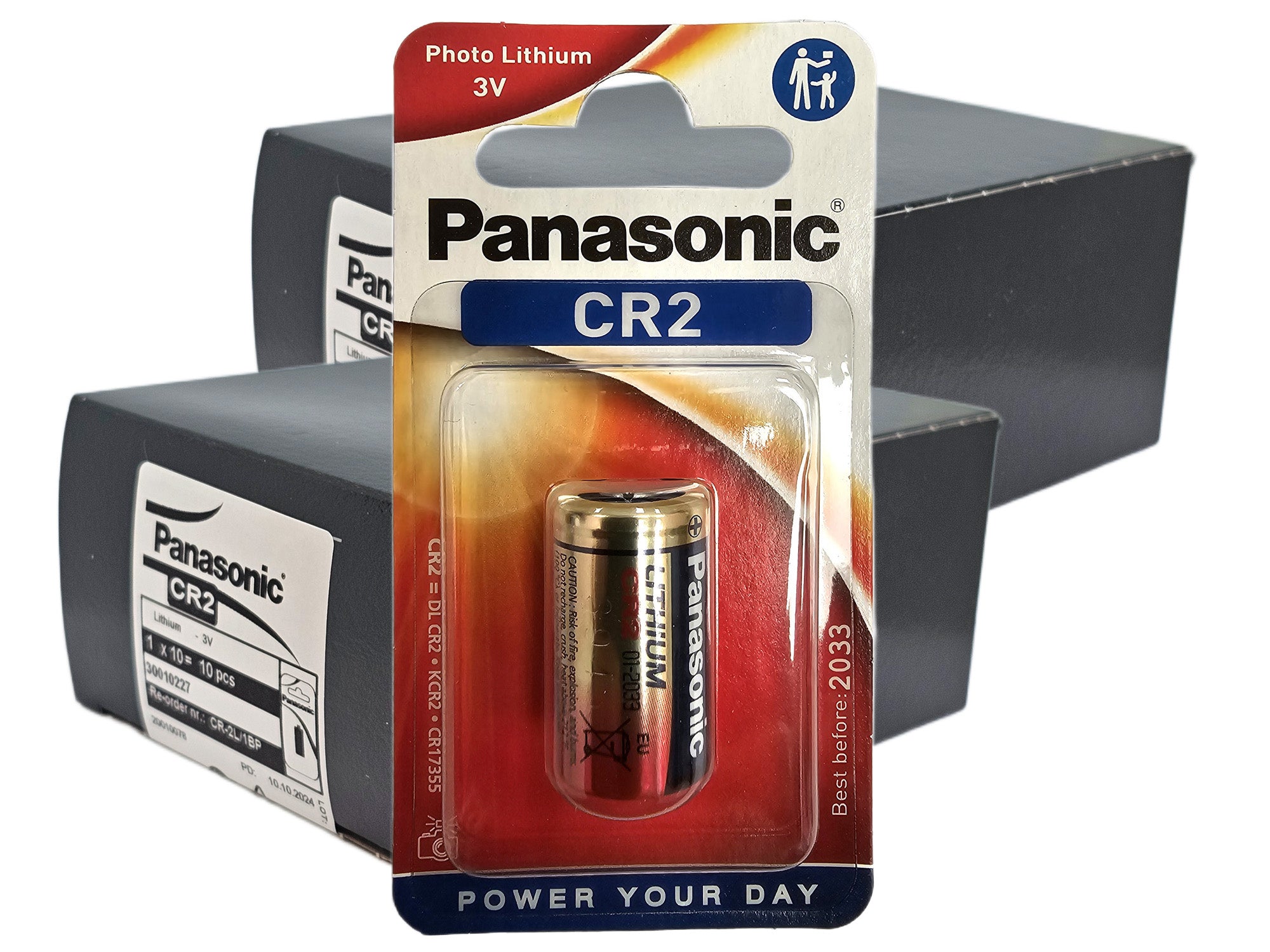 Panasonic CR2 3V Lithium Photo batteries - 20 Pack