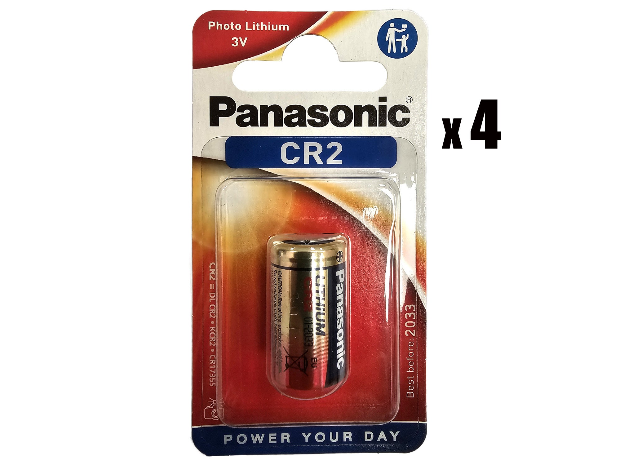 Panasonic CR2 3V Lithium Photo Camera Battery (Pack of 1)