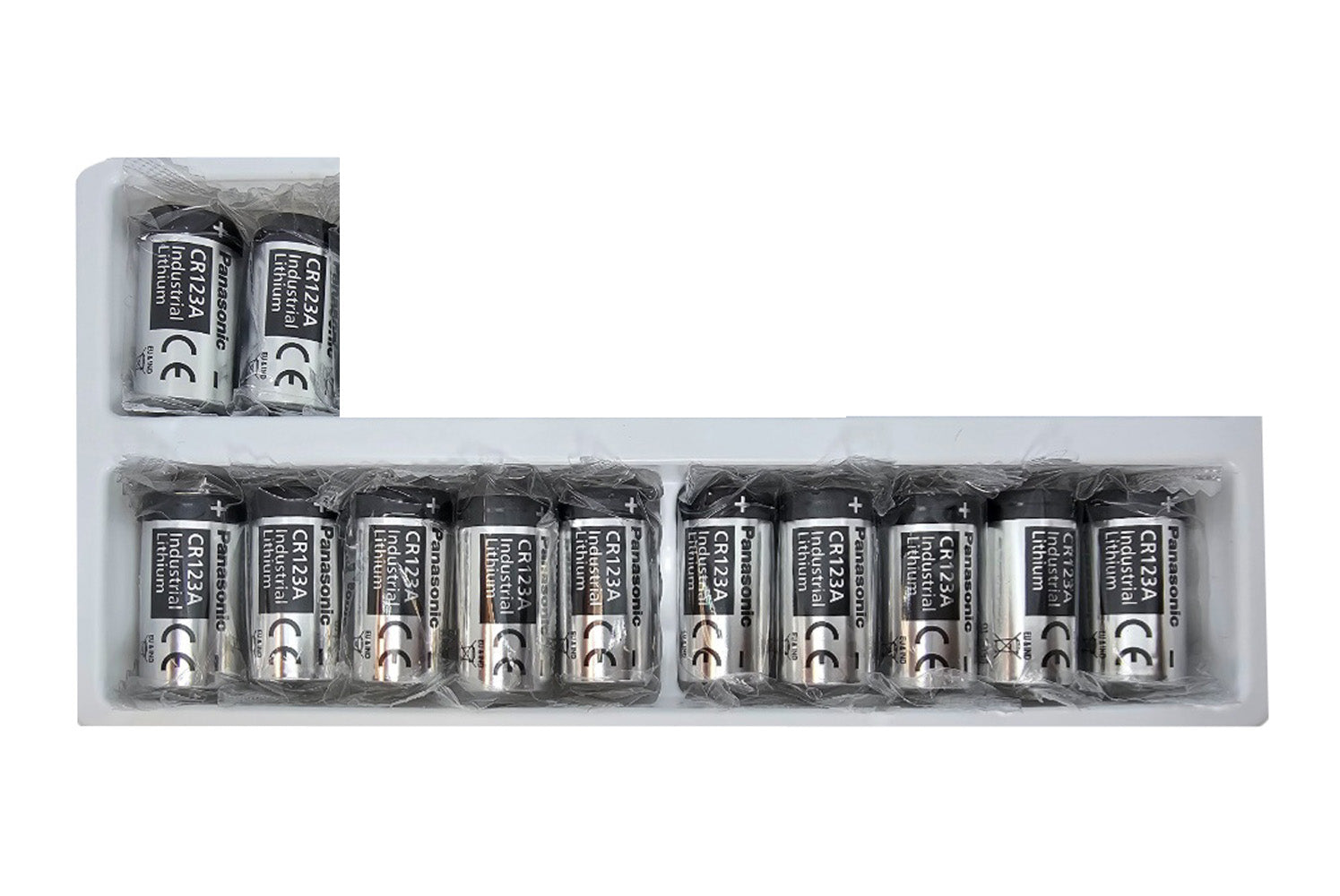 Panasonic CR123A (CR123) Industrial 3V Lithium Camera Battery (Pack of 1)