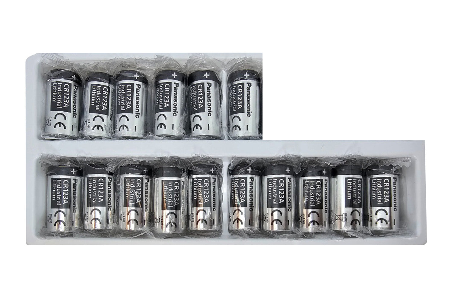 Panasonic CR123A (CR123) Industrial 3V Lithium Camera Battery (Pack of 1)