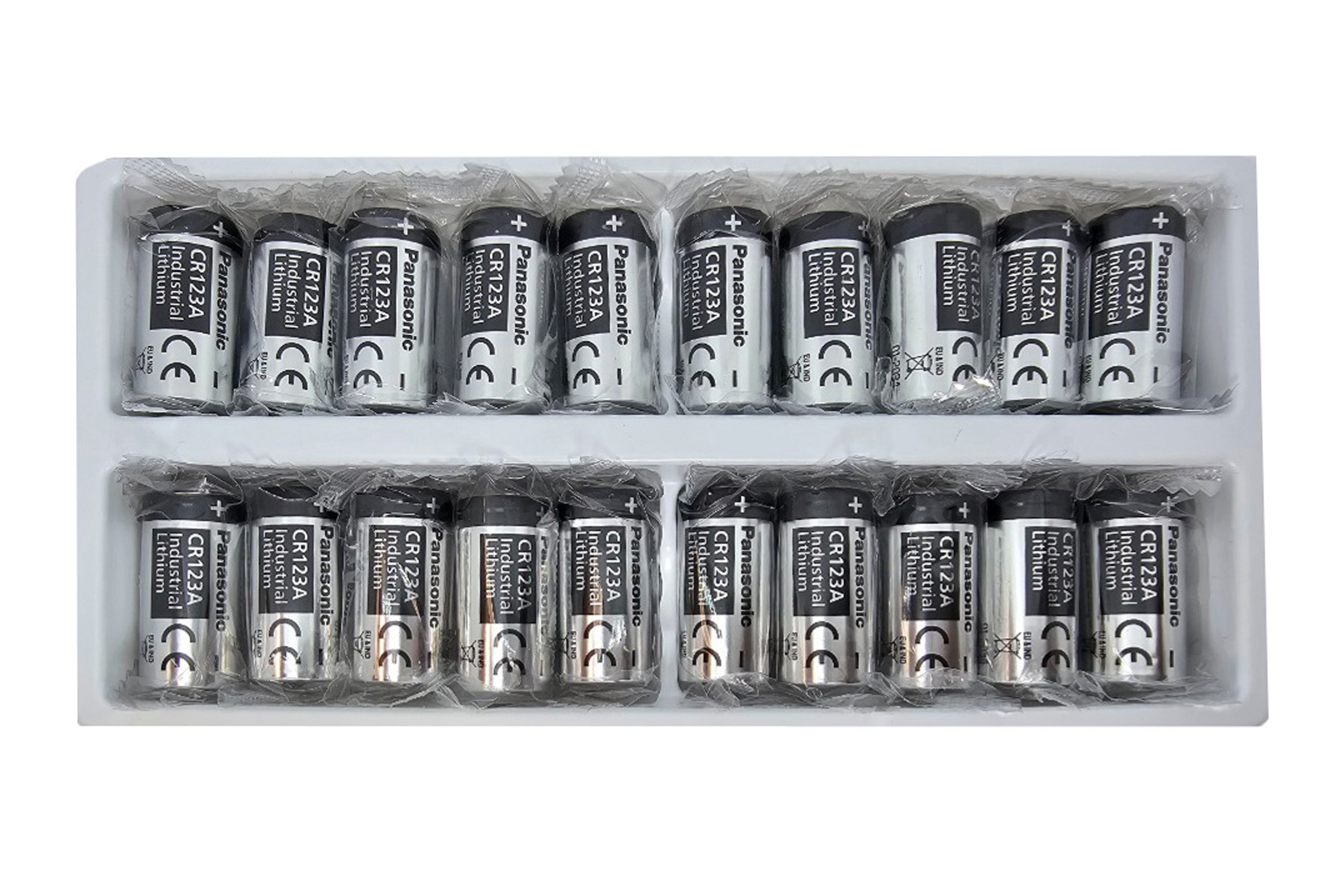 Panasonic CR123A (CR123) Industrial 3V Lithium Camera Battery (Pack of 1)