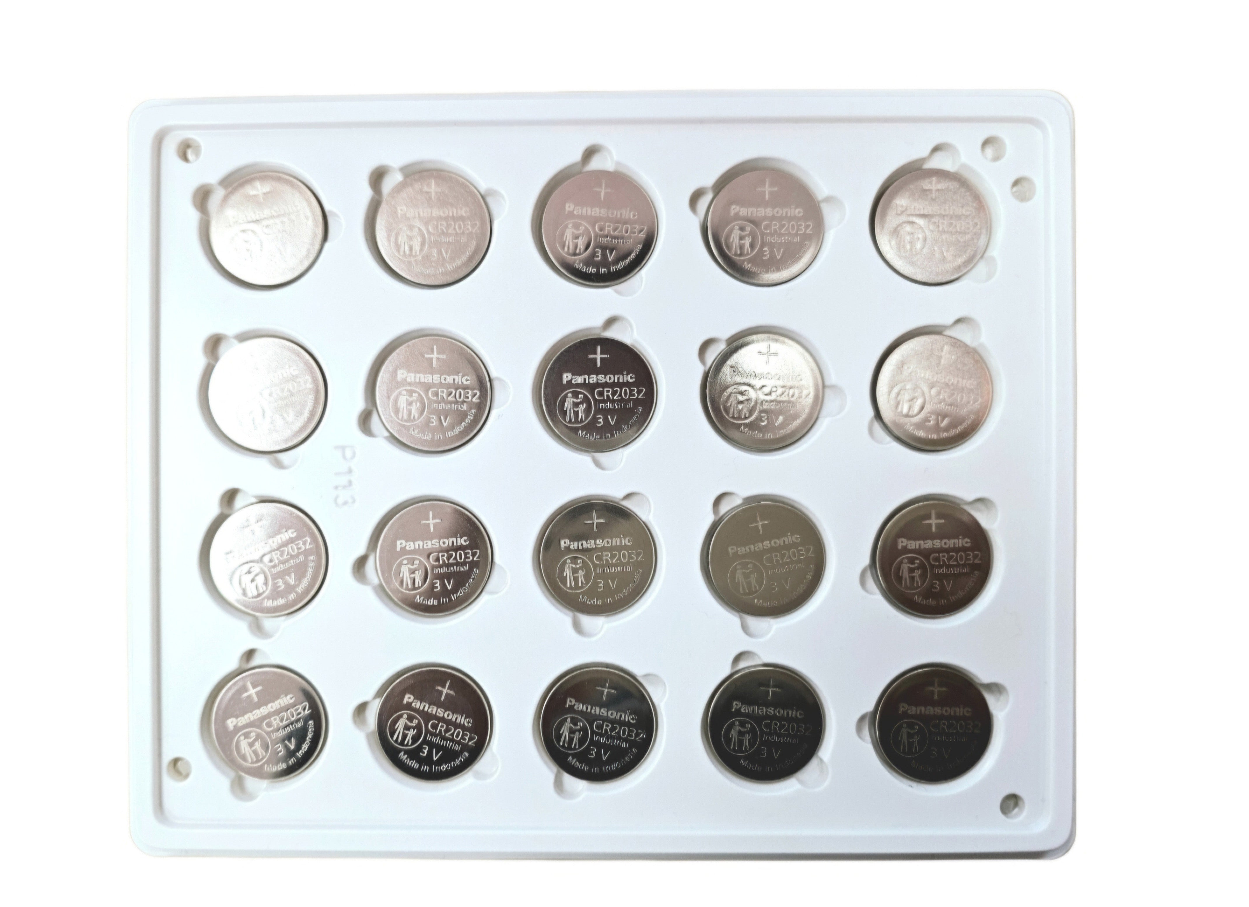 Panasonic CR2032 Industrial 3V Lithium Coin Batteries - 200 Pack (bulk)