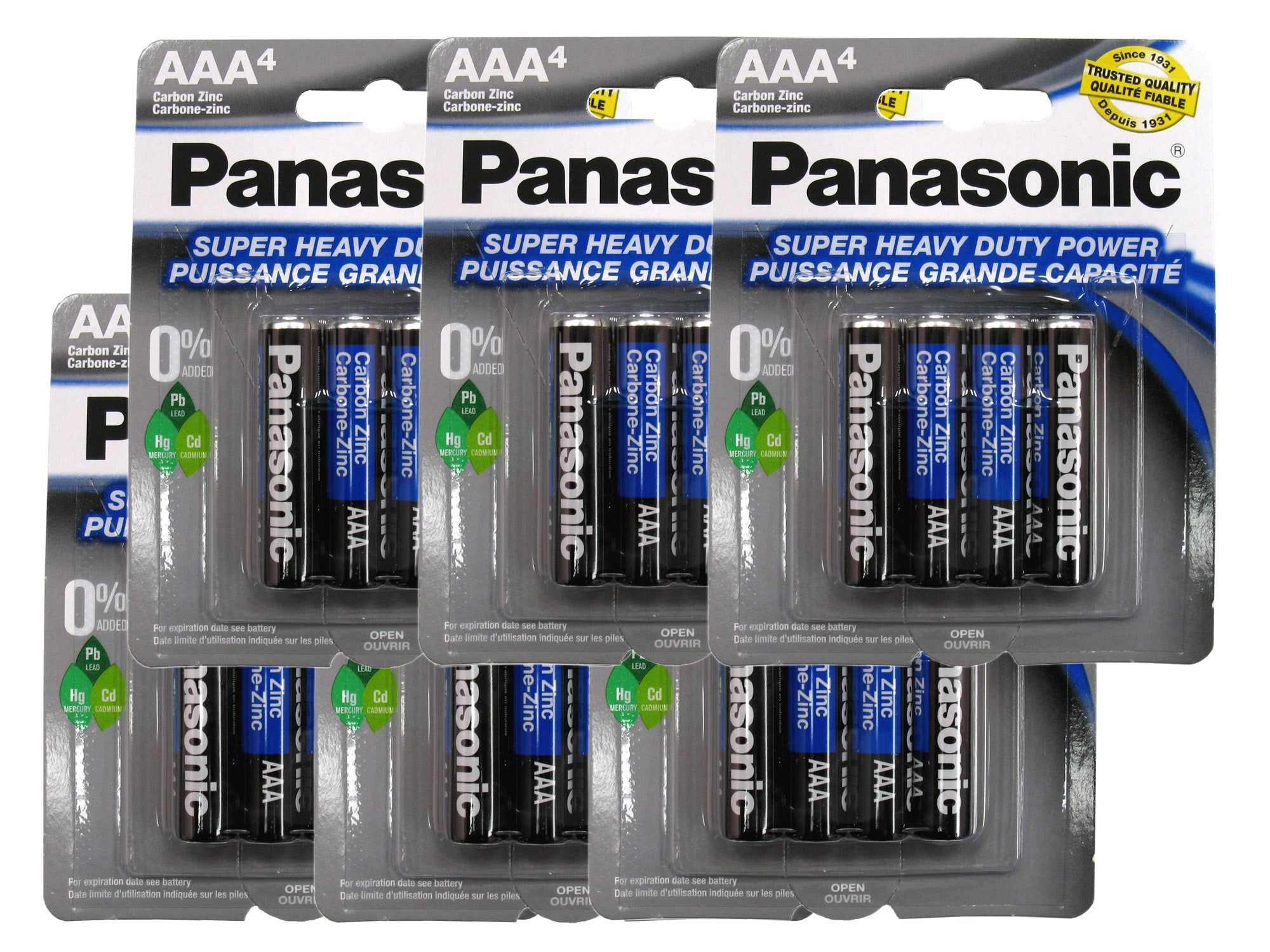Panasonic AAA Suer Heavy Duty Batteries - 24 Pack (AAA4 x 6)