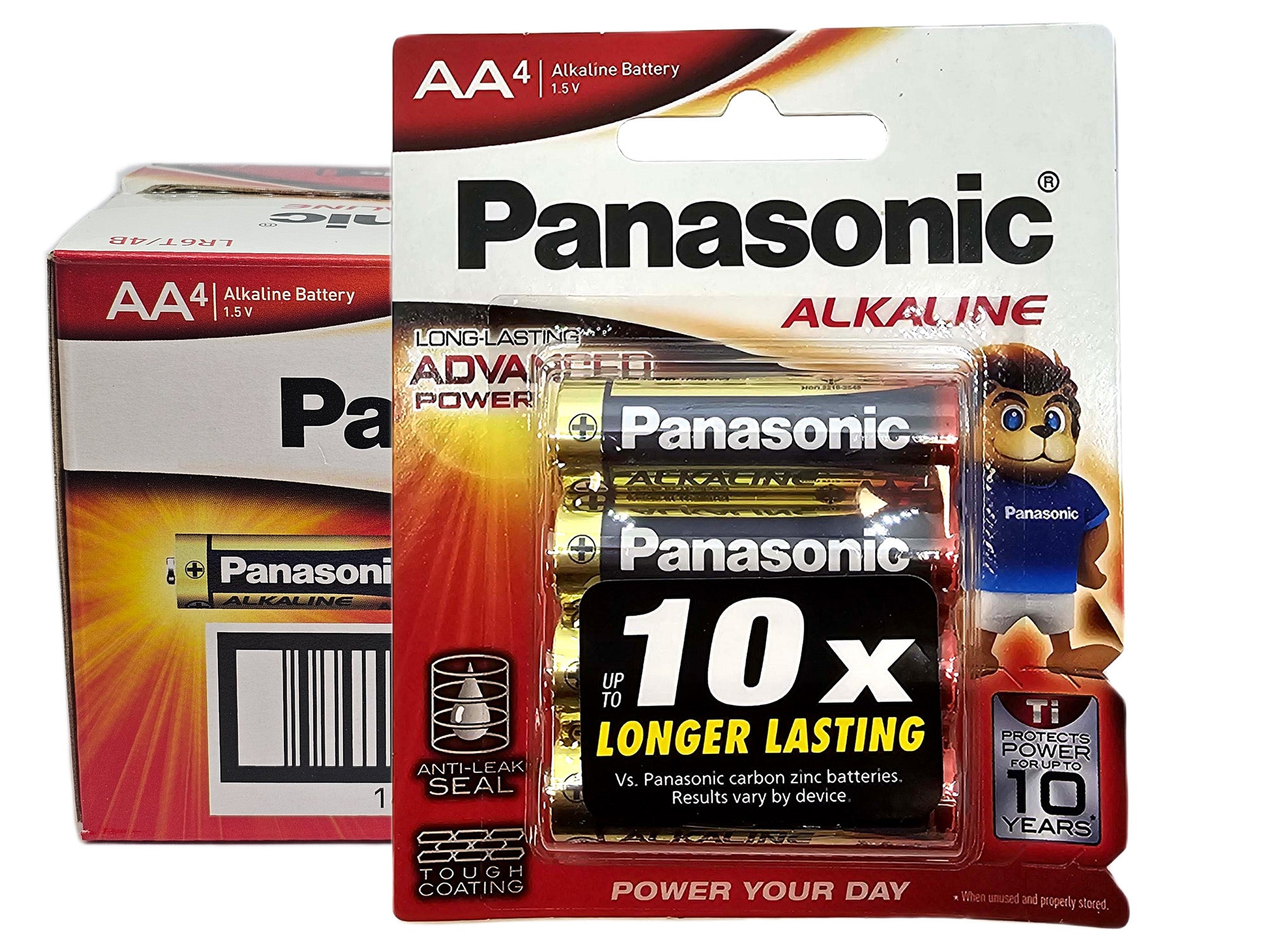 Panasonic AA (LR6) Alkaline Advanced Power Batteries - 48 Pack (AA4 x 12)