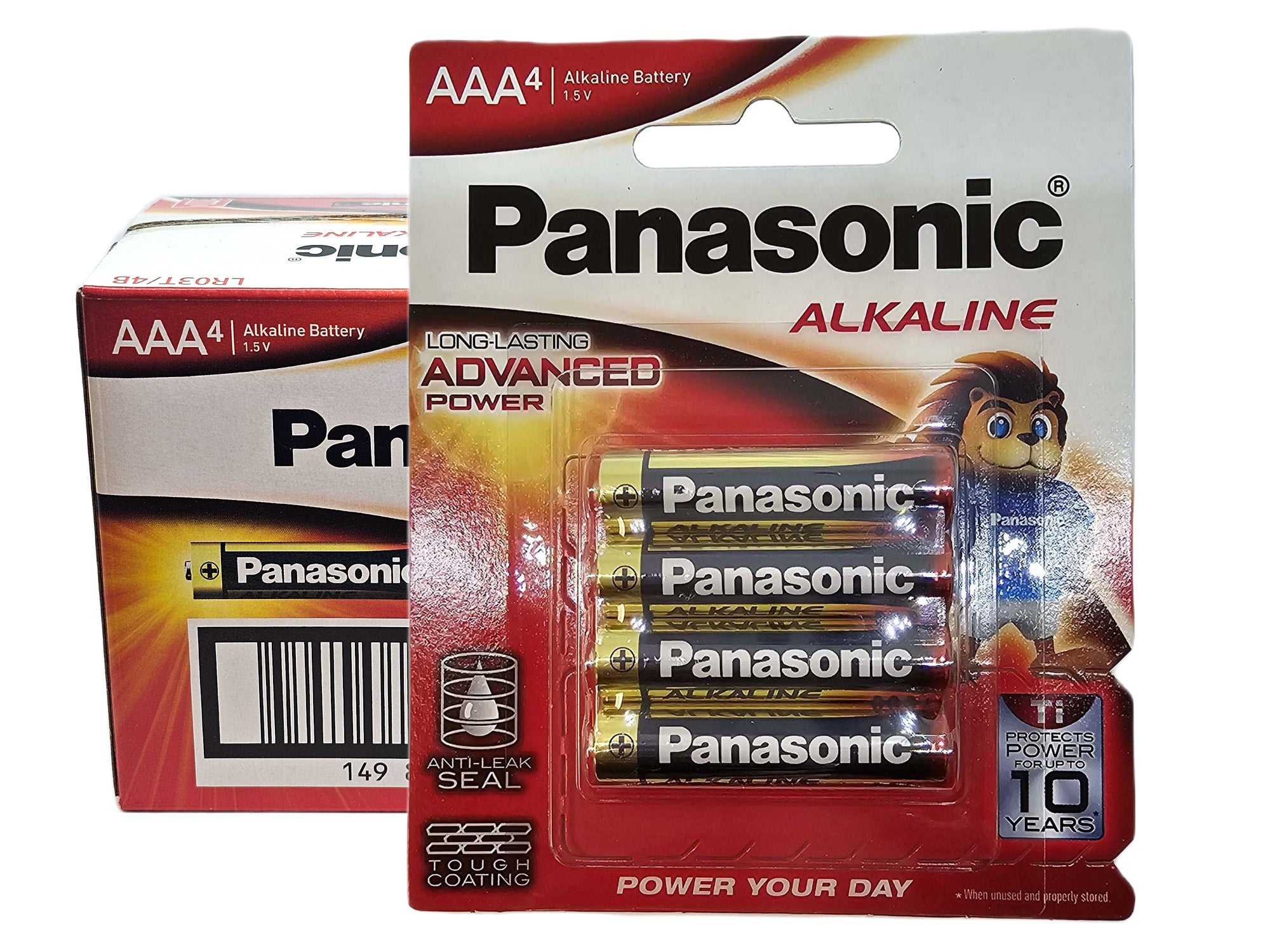 Panasonic AAA (LR03) Alkaline Advanced Power Batteries - 48 Pack (AAA4 x 12)