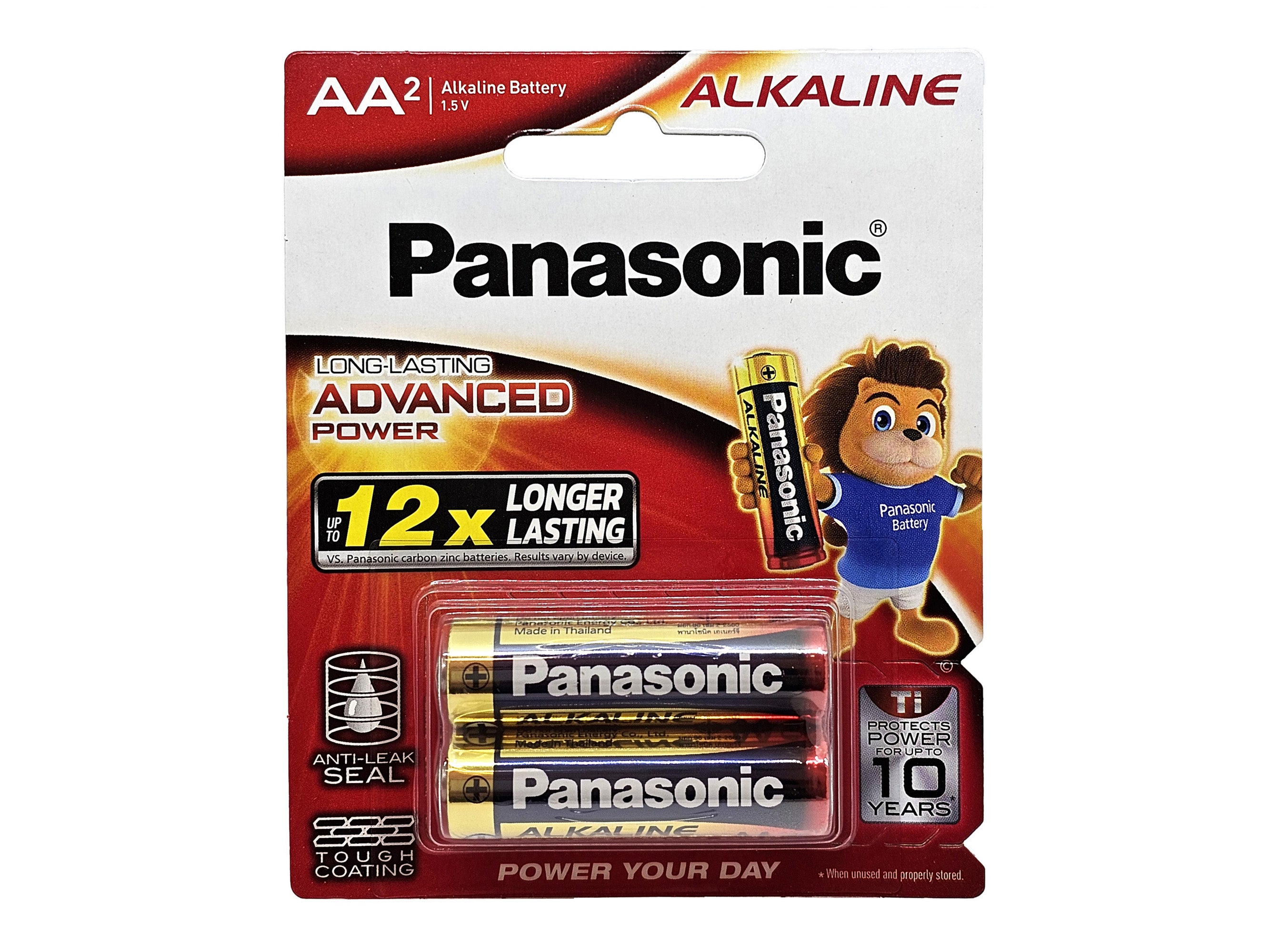 Panasonic AA (LR6) Alkaline Advanced Power Batteries - Pack of 2