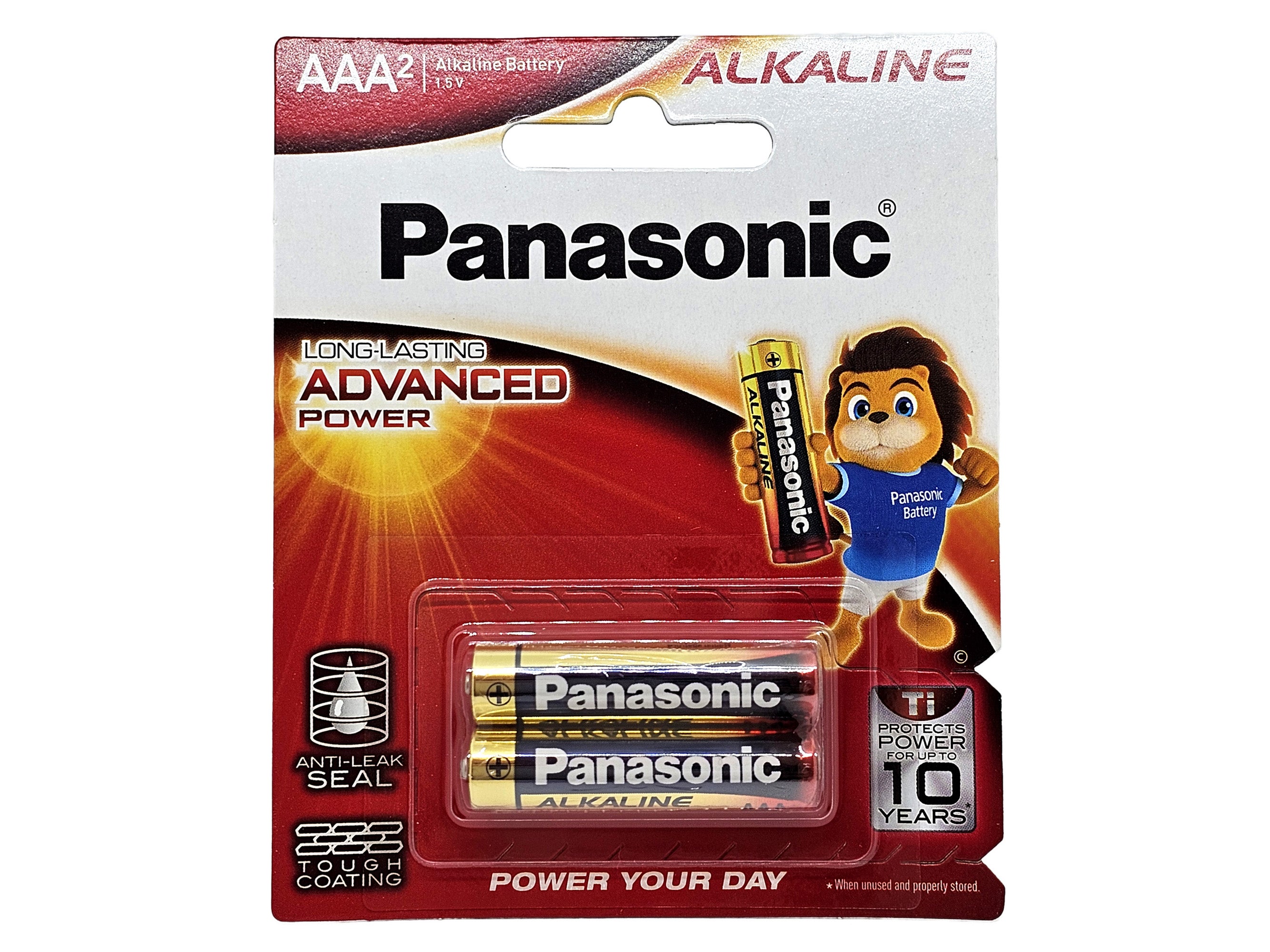 Panasonic AAA (LR03) Alkaline Advanced Power Batteries - Pack of 2