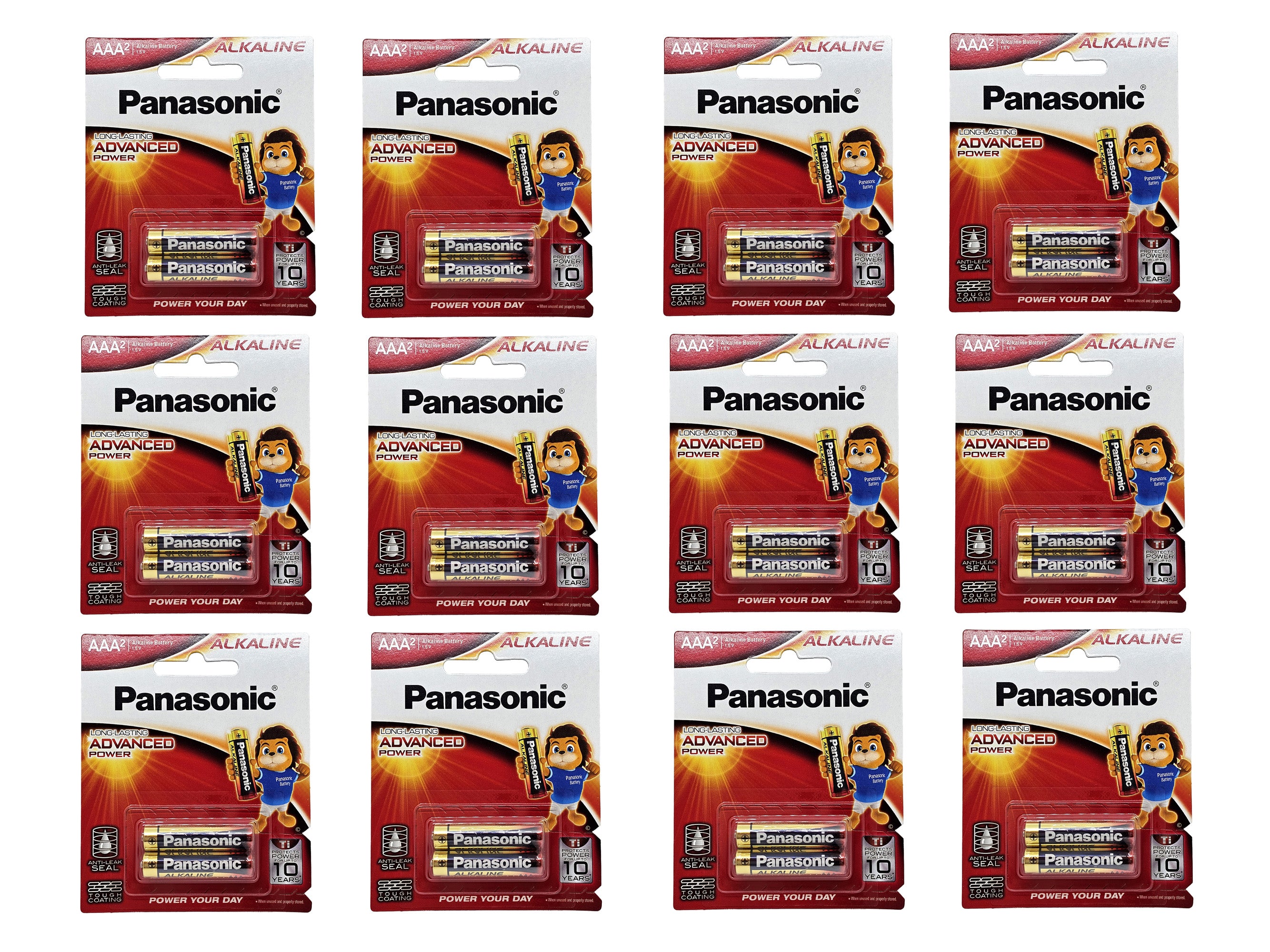 Panasonic AAA (LR03) Alkaline Advanced Power batteries - 24 Pack (AAA2 x 12)