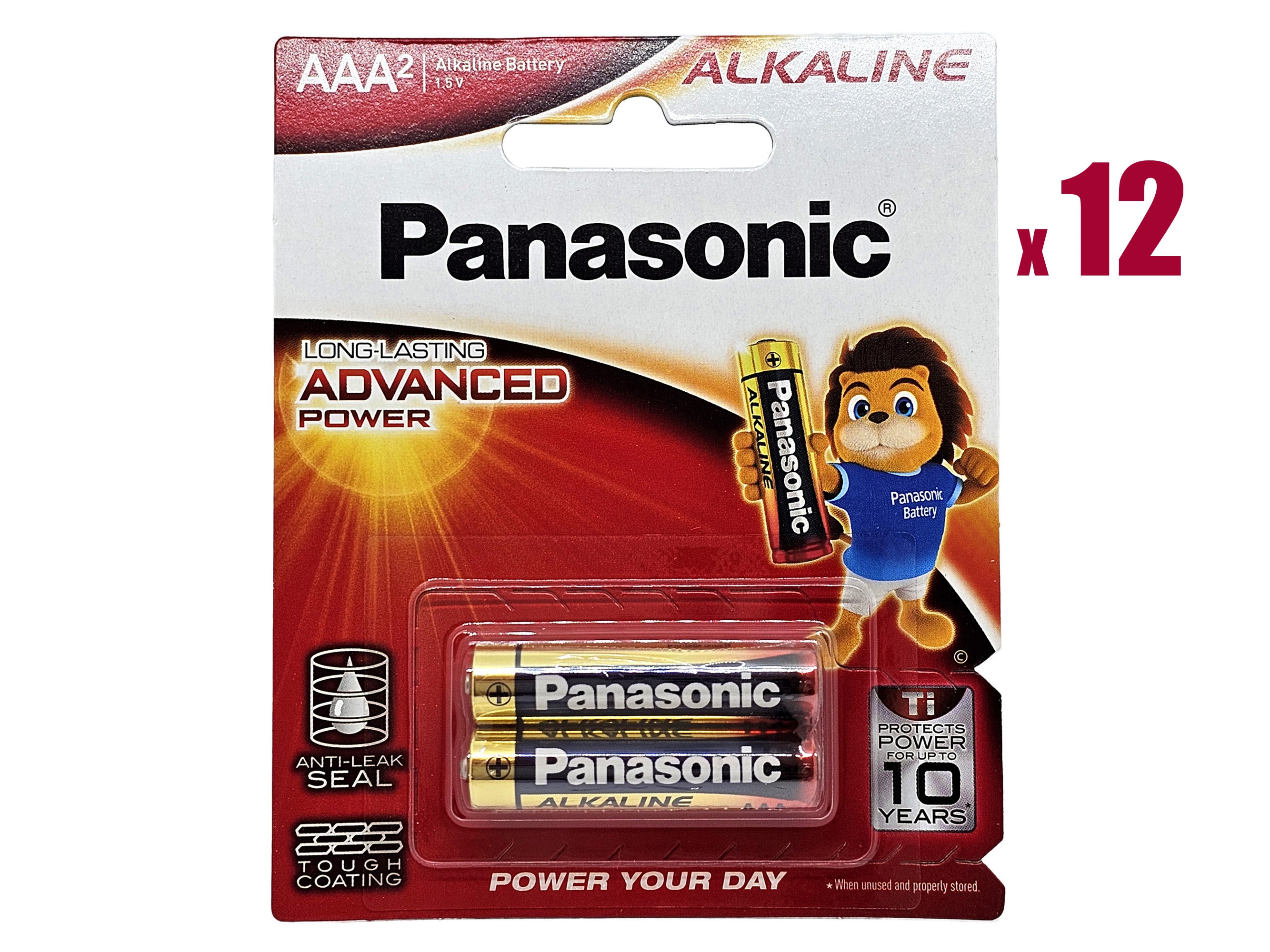 Panasonic AAA (LR03) Alkaline Advanced Power batteries - 24 Pack (AAA2 x 12)